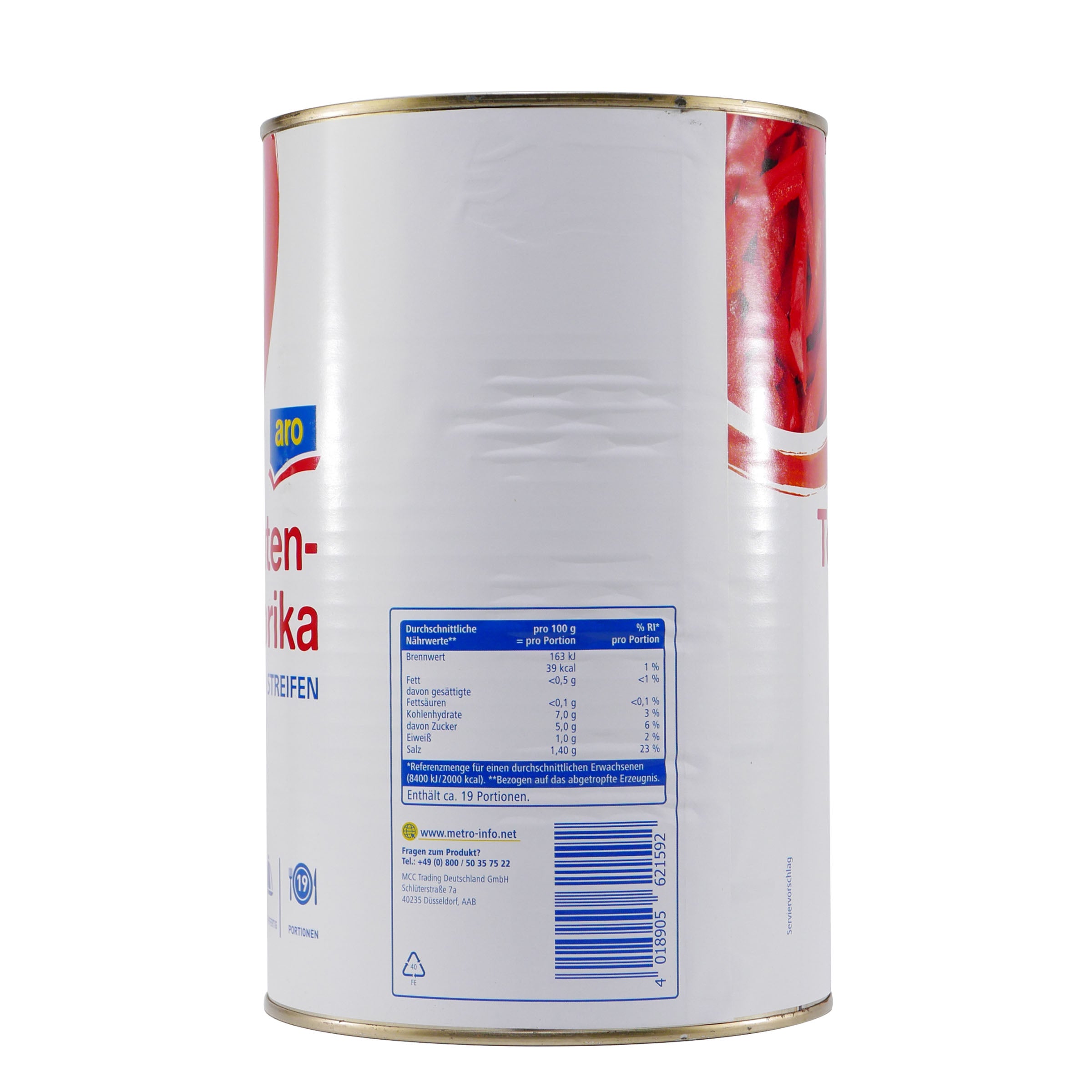 aro Tomatenpaprika in Streifen 3,9KG