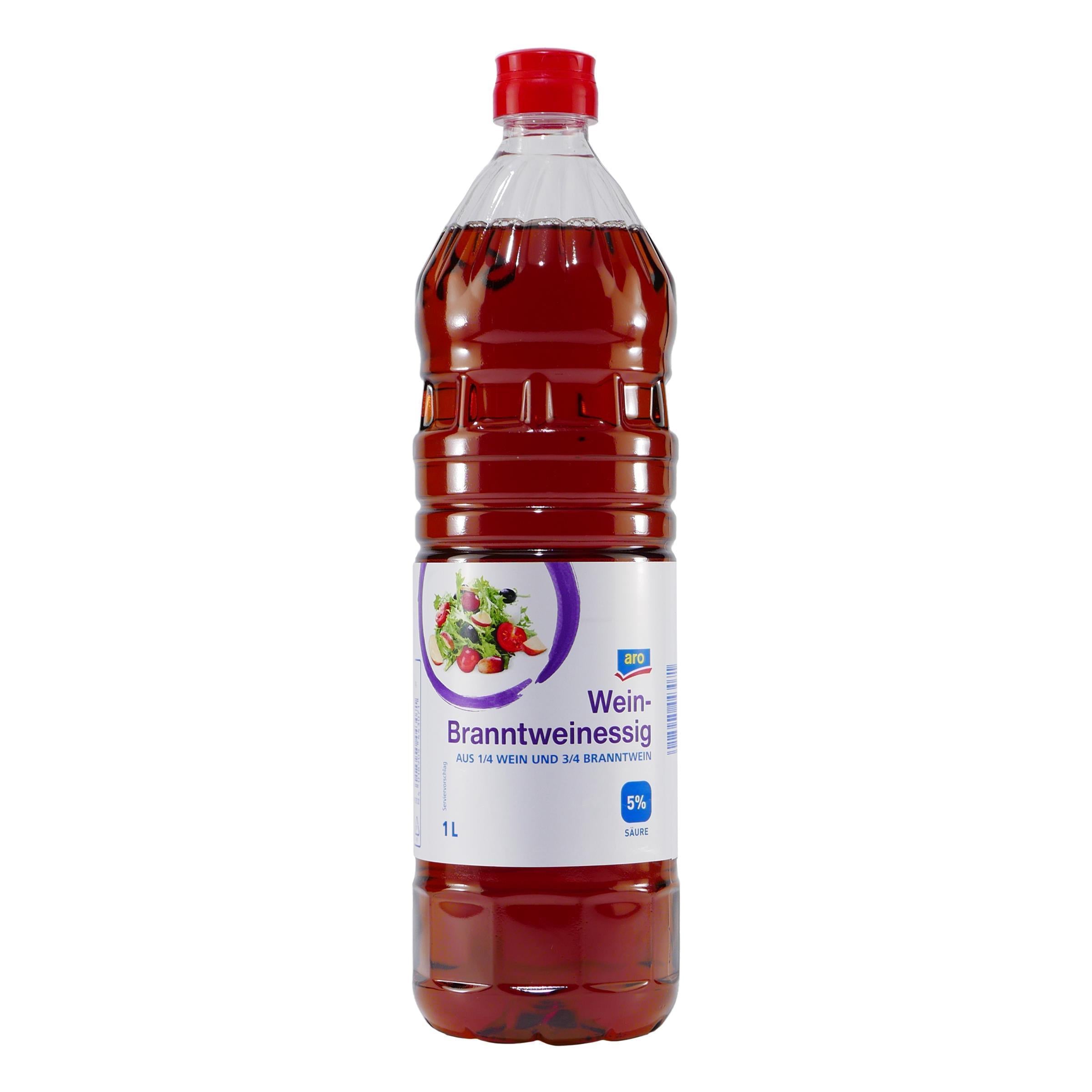 aro Branntweinessig 5% Säure (8 x 1,0L)