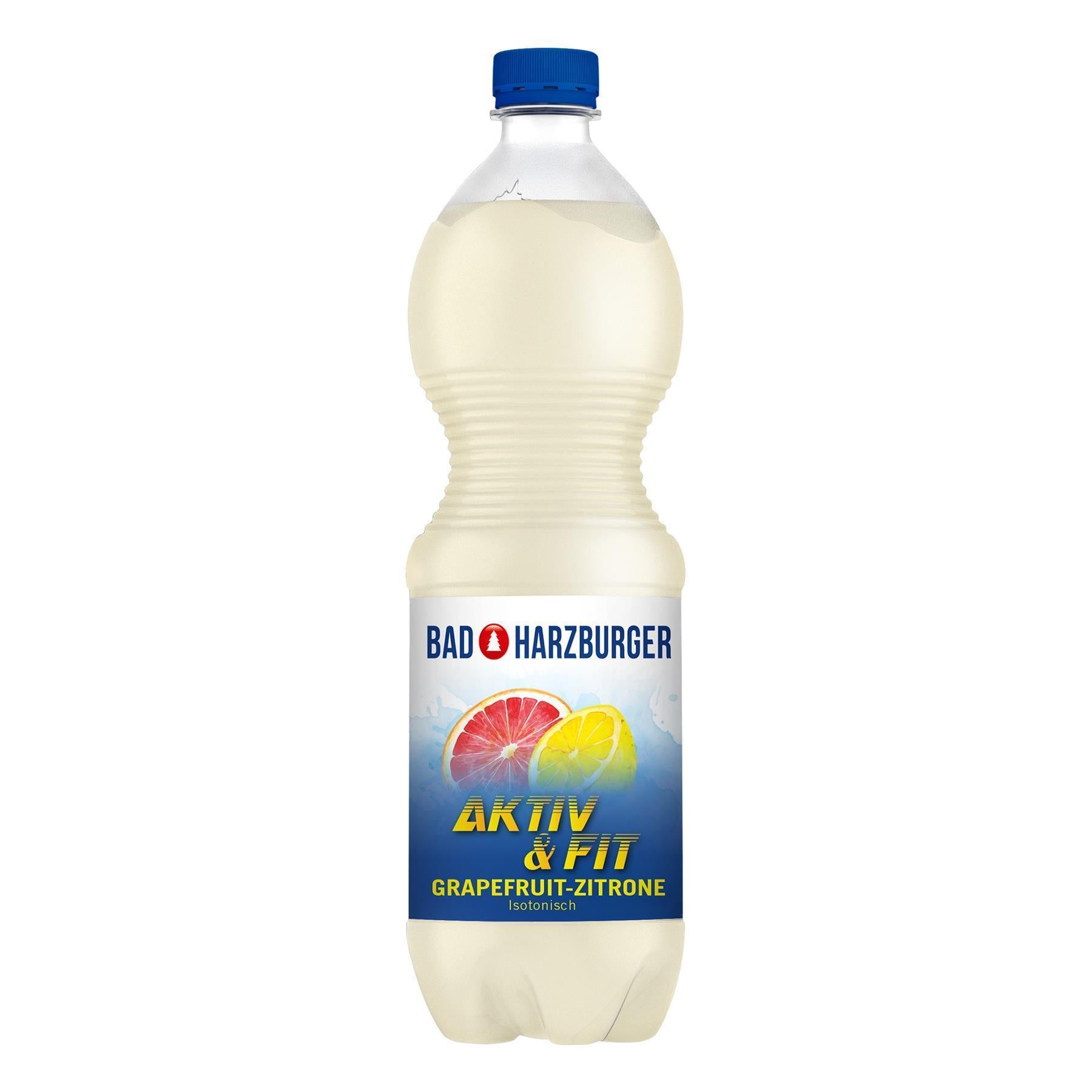 Bad Harzburger Aktiv & Fit Grapefruit-Zitrone (12 x 1,0L) EINWEG