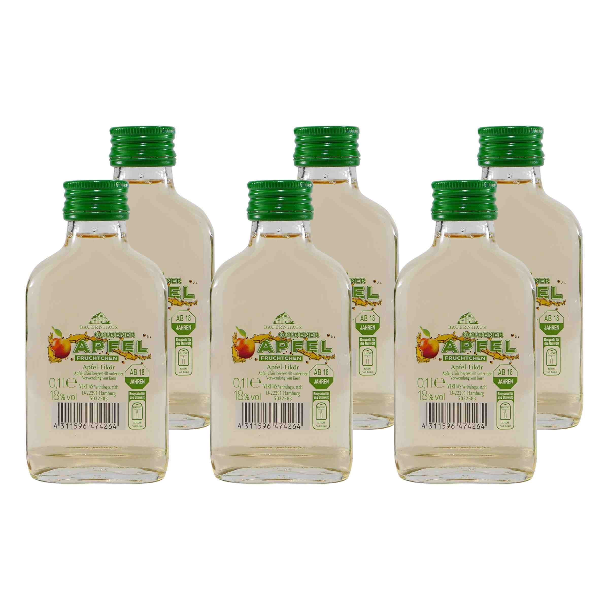 Bauernhaus Goldnener Apfel Likör (14 x 0,1L)