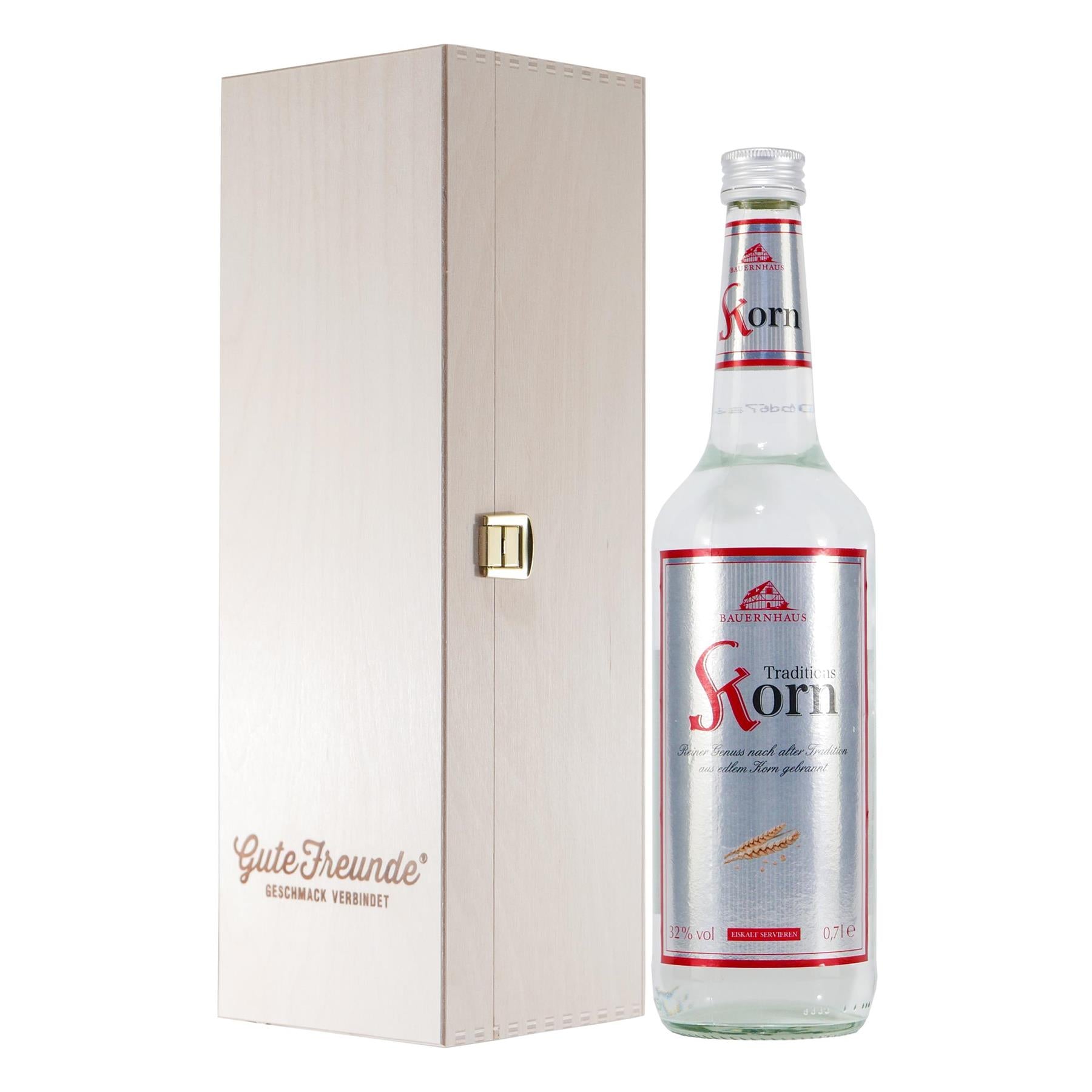 Bauernhaus Traditions-Korn mit Geschenk-Holzkiste