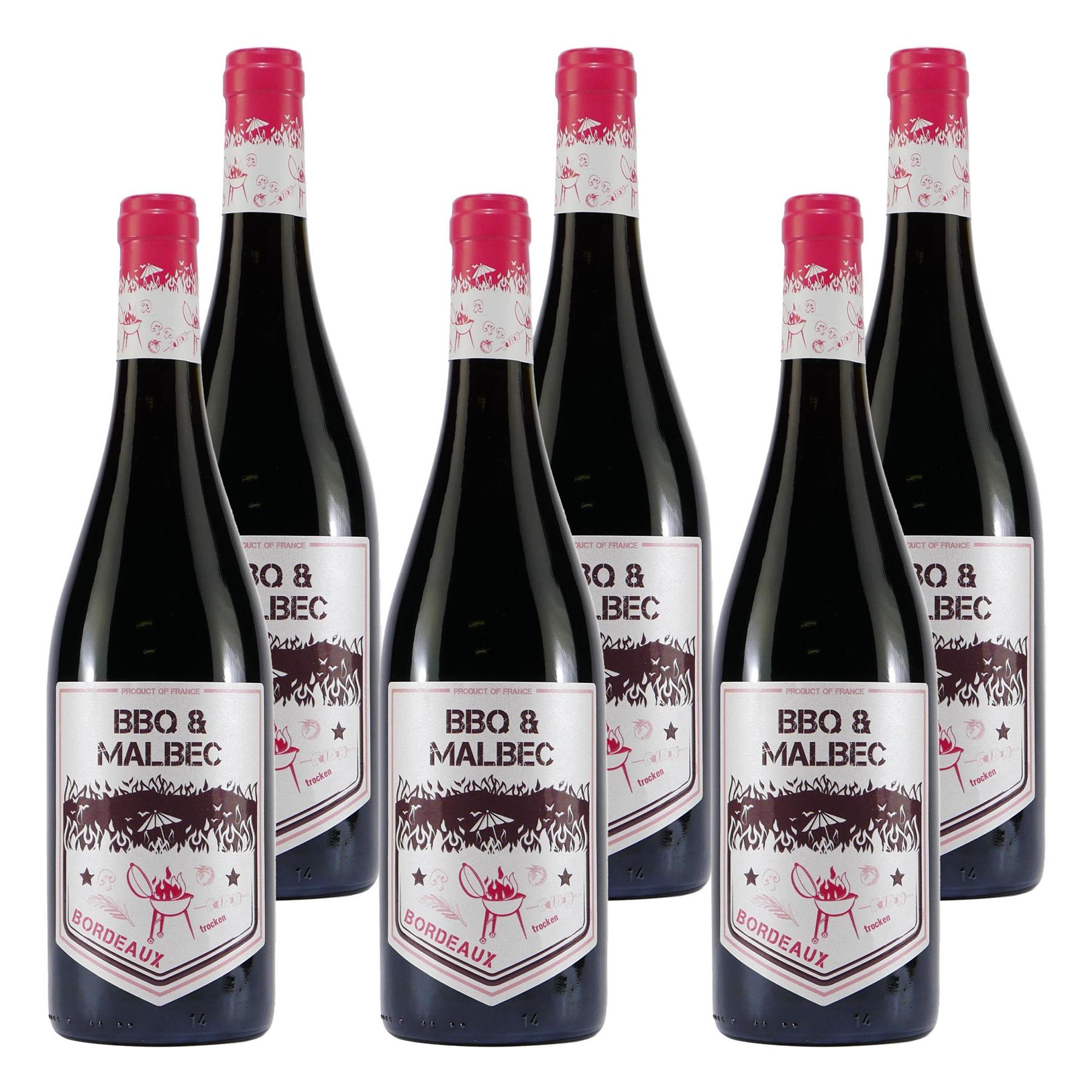 BBQ & Malbec Bordeaux AOP -trocken- (6 x 0,75L)