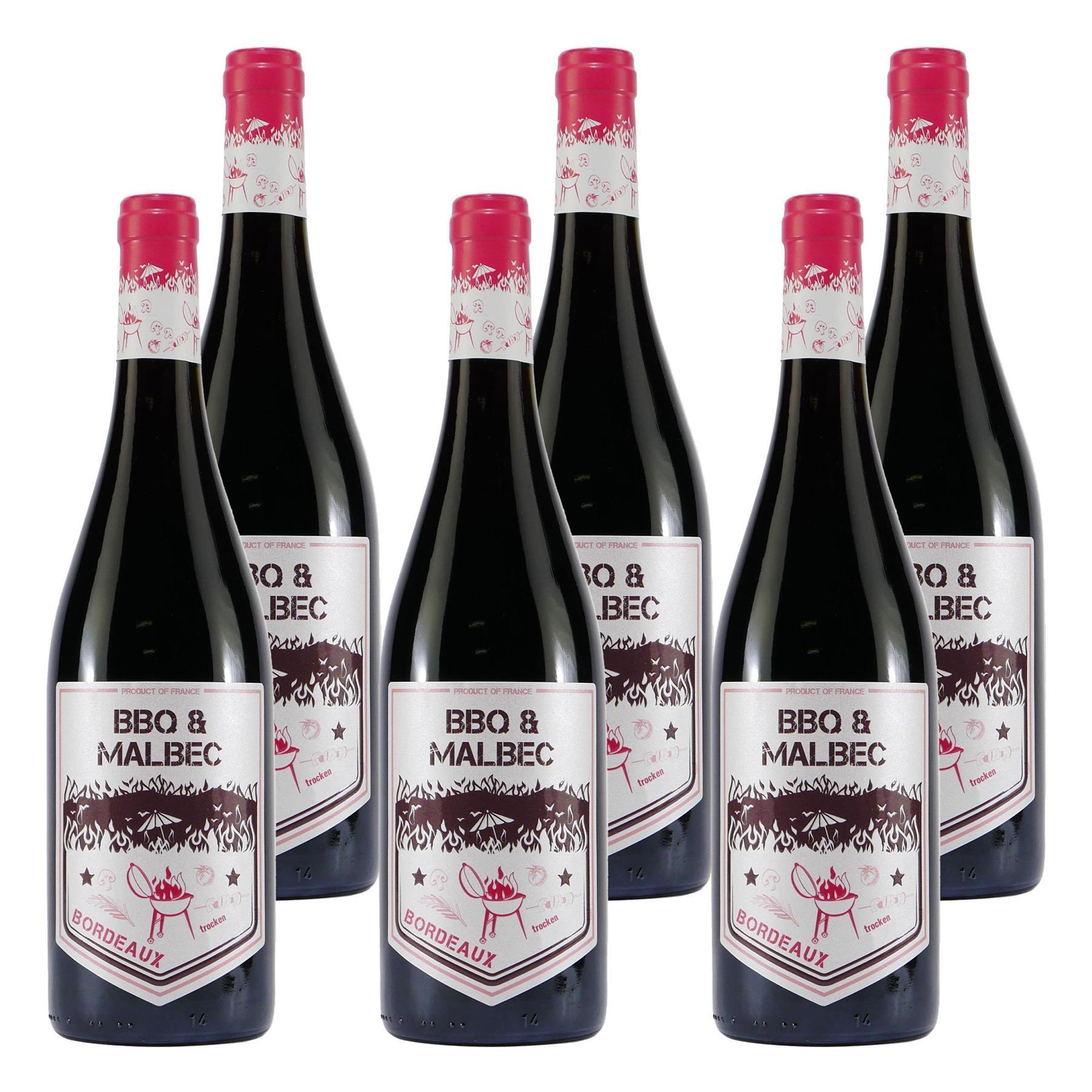 BBQ & Malbec Bordeaux AOP -trocken- (6 x 0,75L)