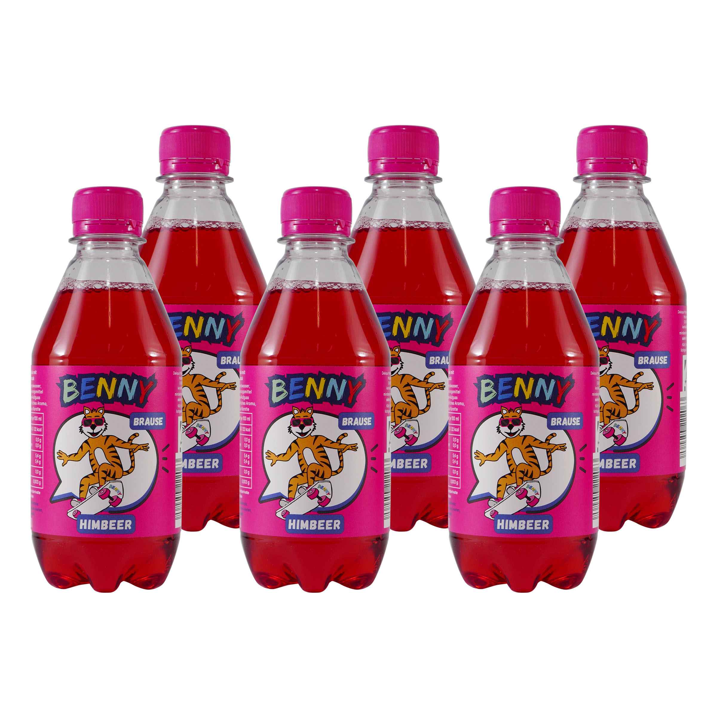 Benny Himbeer Brause (6 x 0,33L) EINWEG