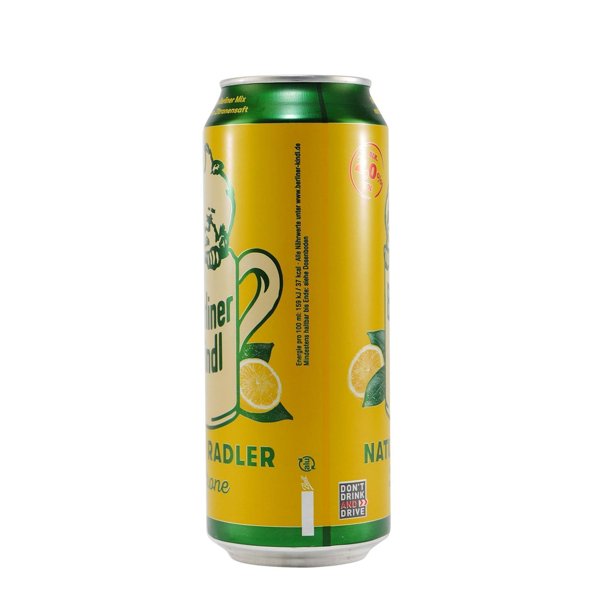 Berliner Kindl Natur Radler Zitrone (24 x 0,5L) EINWEG