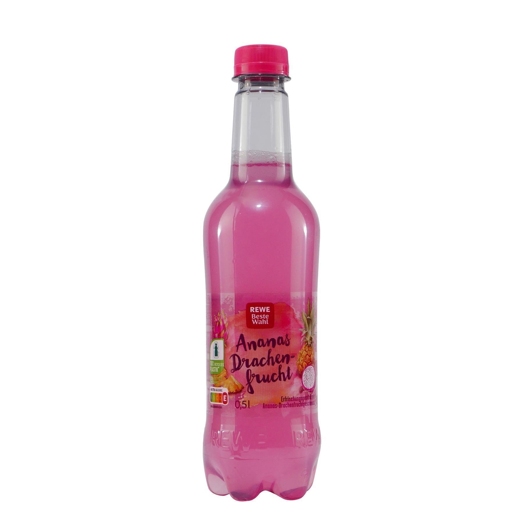 Beste Wahl Ananas-Drachenfrucht Getränk (18 x 0,5L)