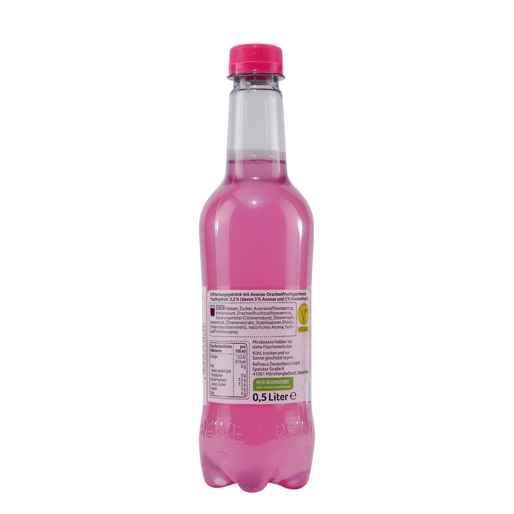 Beste Wahl Ananas-Drachenfrucht Getränk (18 x 0,5L)