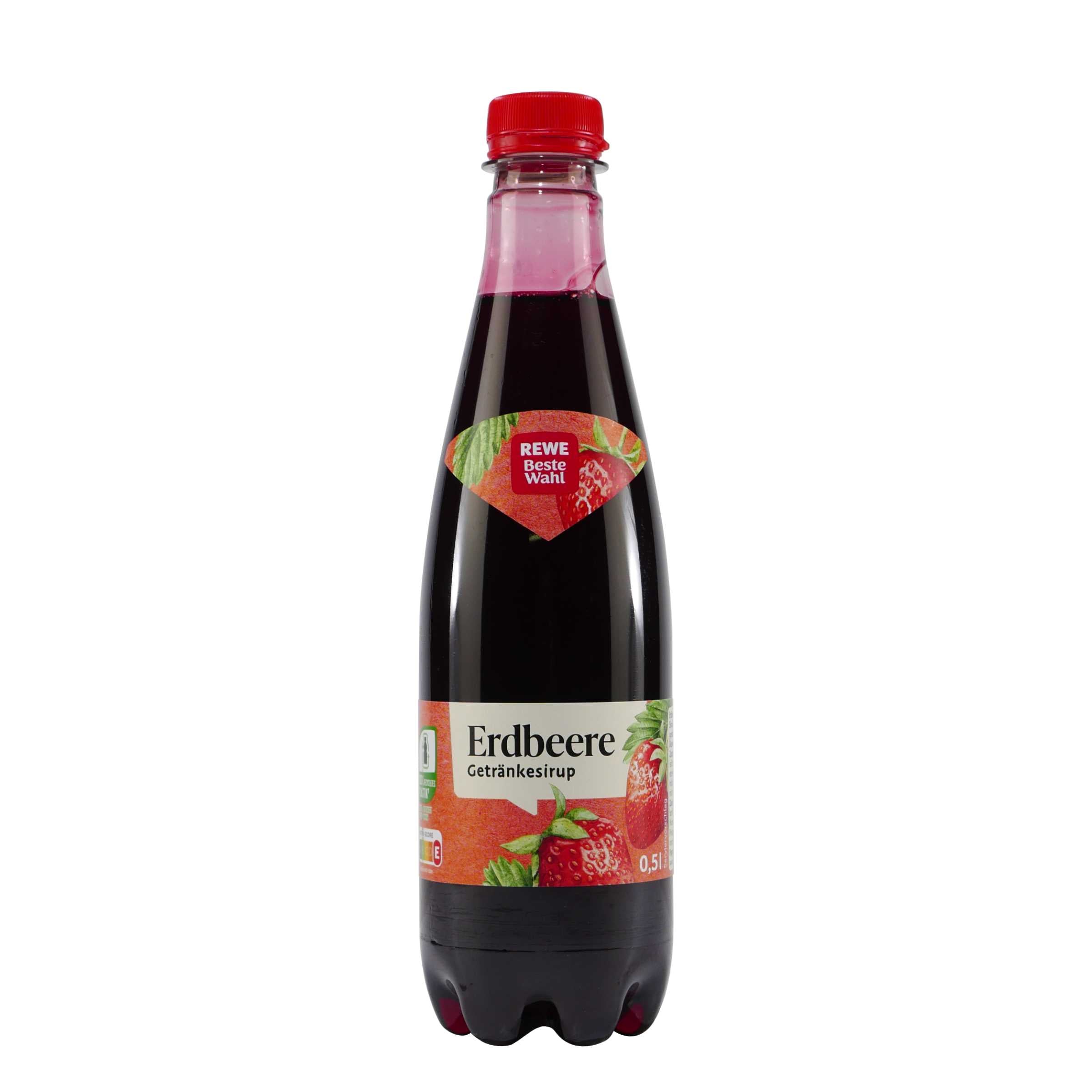 Beste Wahl Erdbeere Getränkesirup (6 x 0,5L)