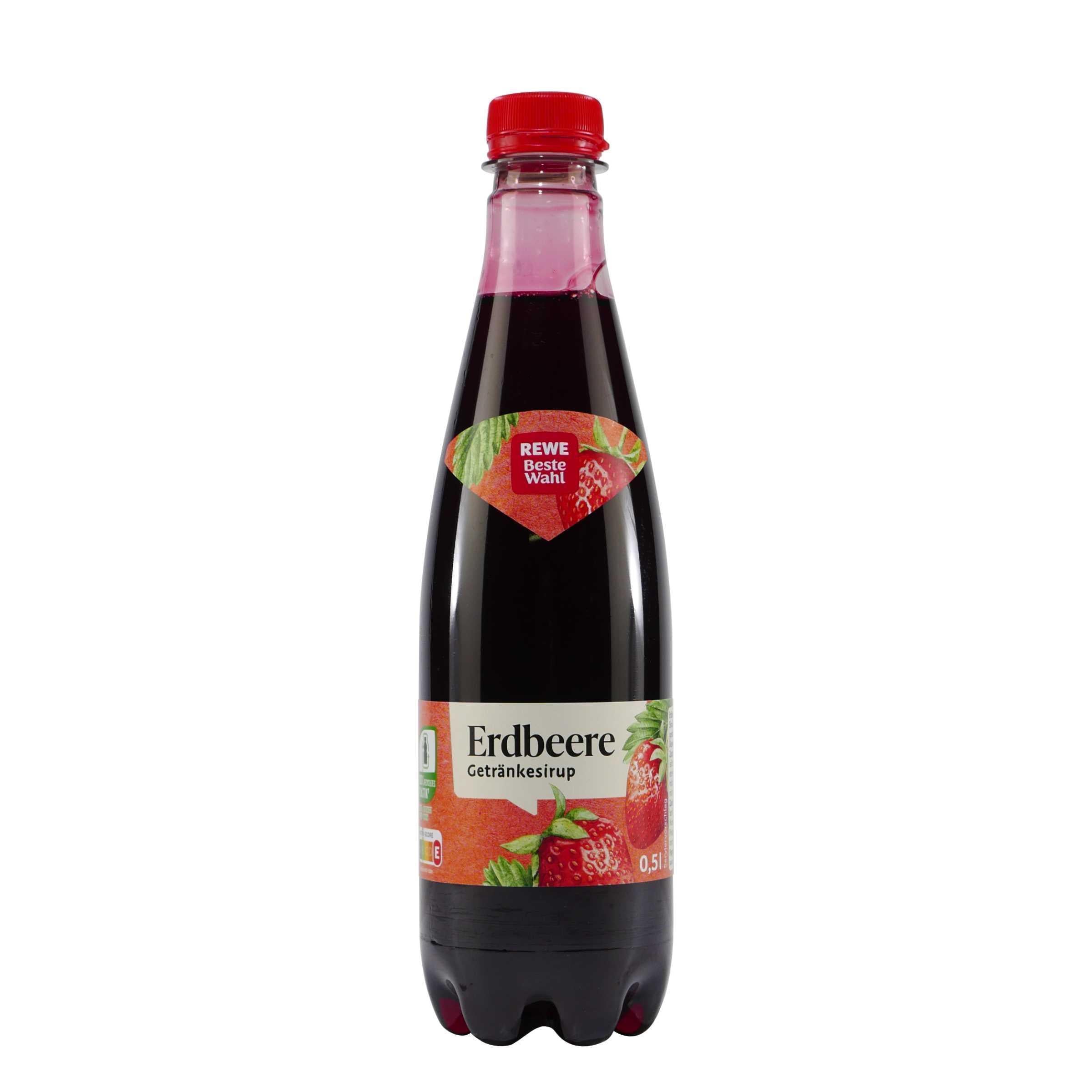 Beste Wahl Erdbeere Getränkesirup (6 x 0,5L)