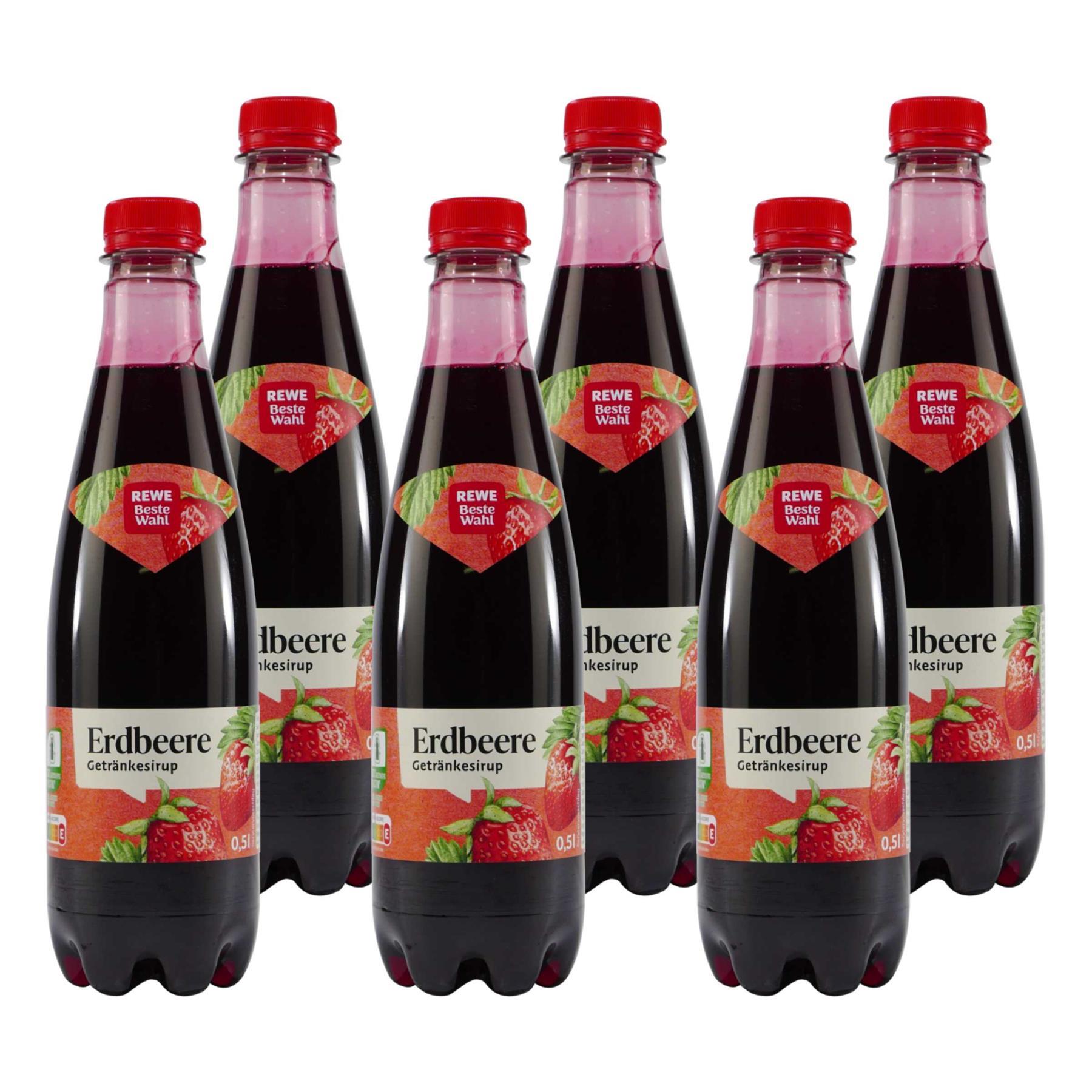 Beste Wahl Erdbeere Getränkesirup (18 x 0,5L)