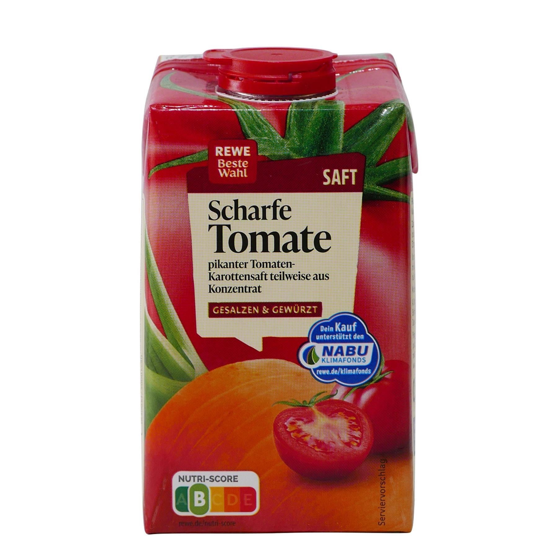 Beste Wahl Scharfe Tomate Saft (8 x 0,5L)