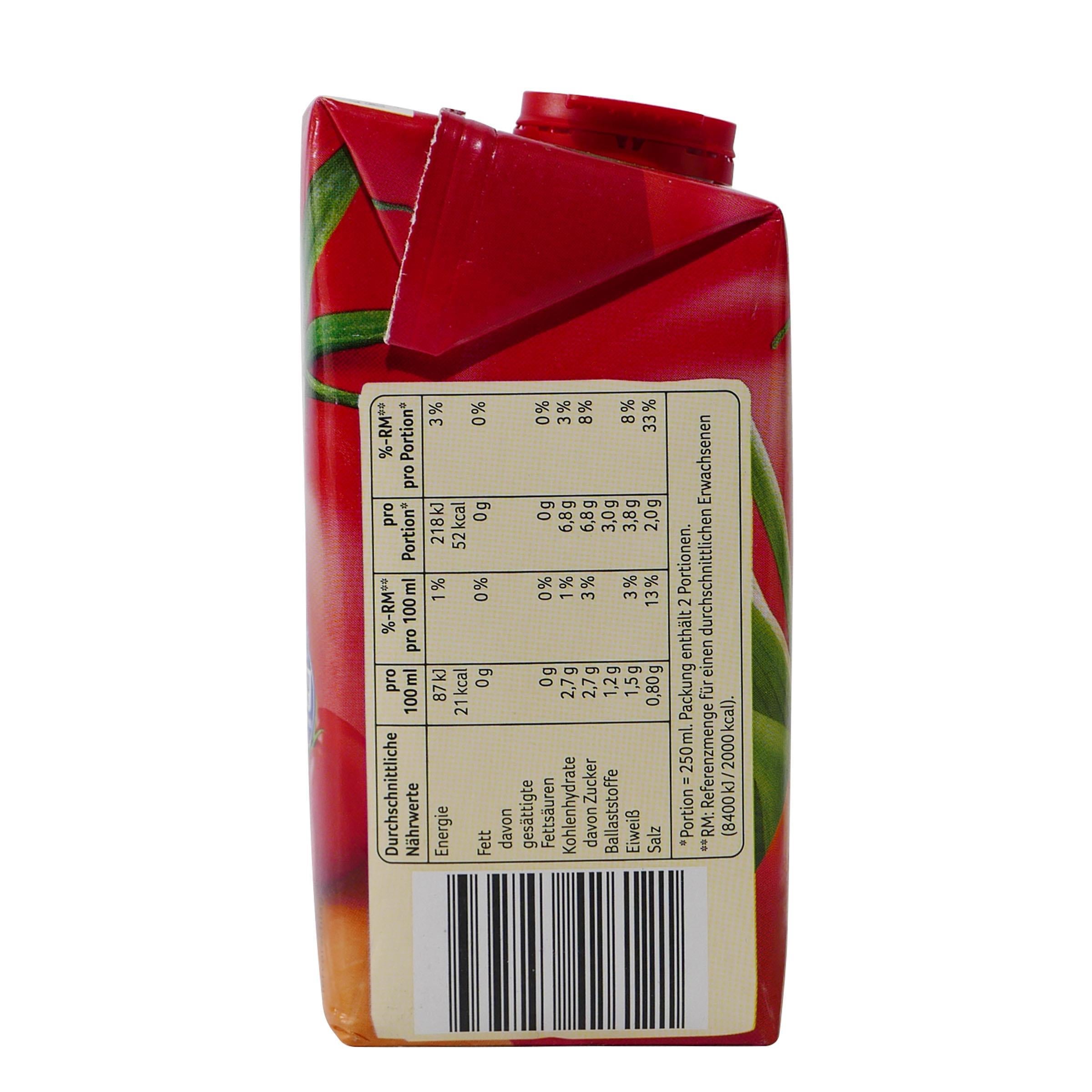 Beste Wahl Scharfe Tomate Saft (8 x 0,5L)