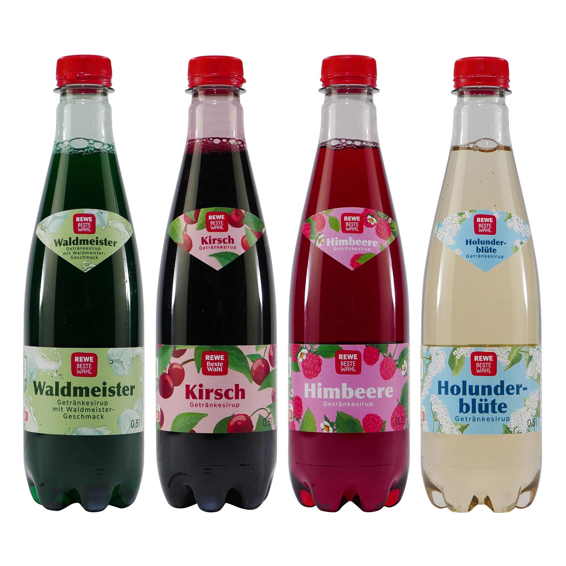 Beste Wahl Getränkesirup Mix-Paket (24 x 0,5L)