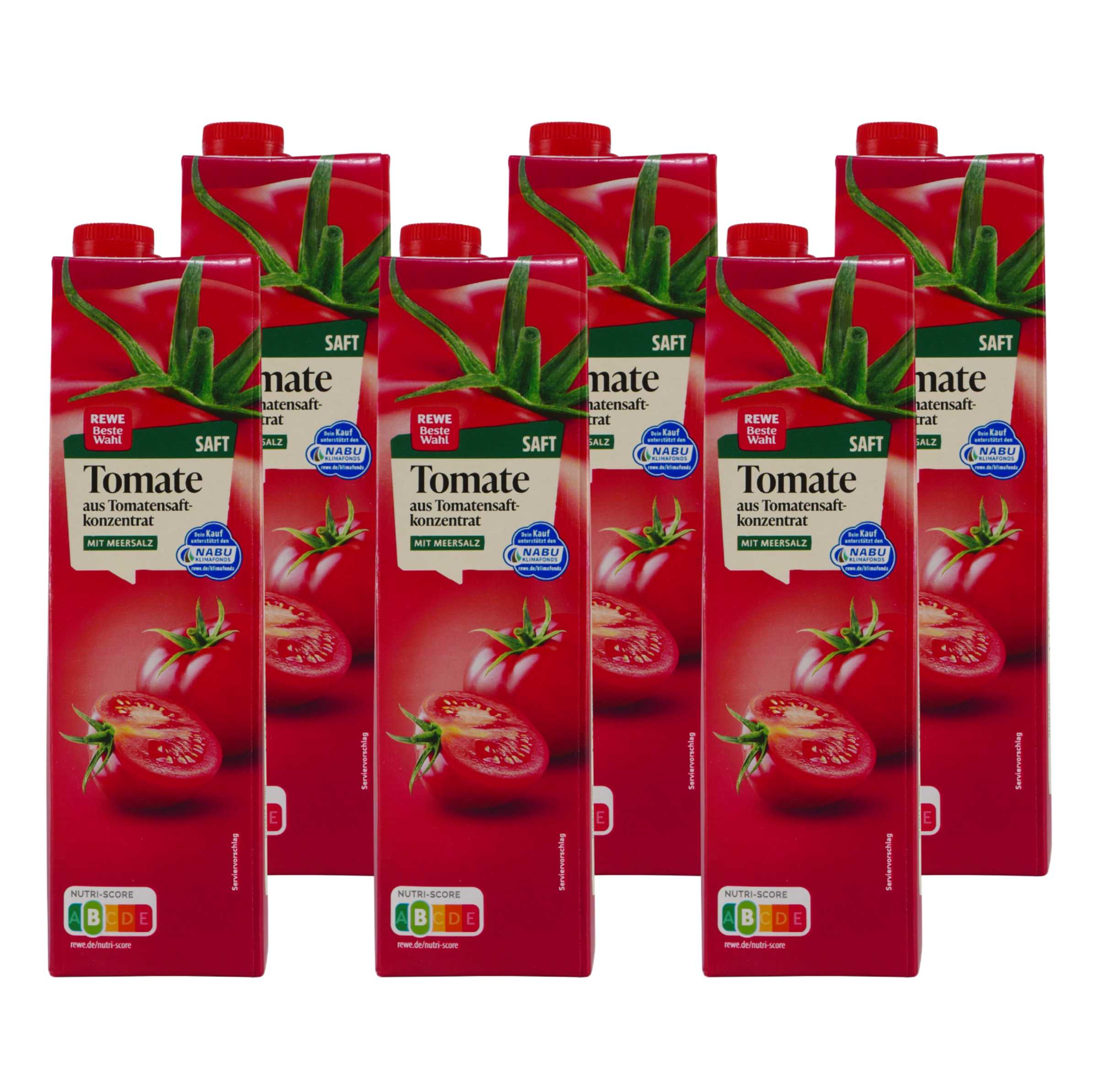 Beste Wahl Tomatensaft (6 x 1,0L)