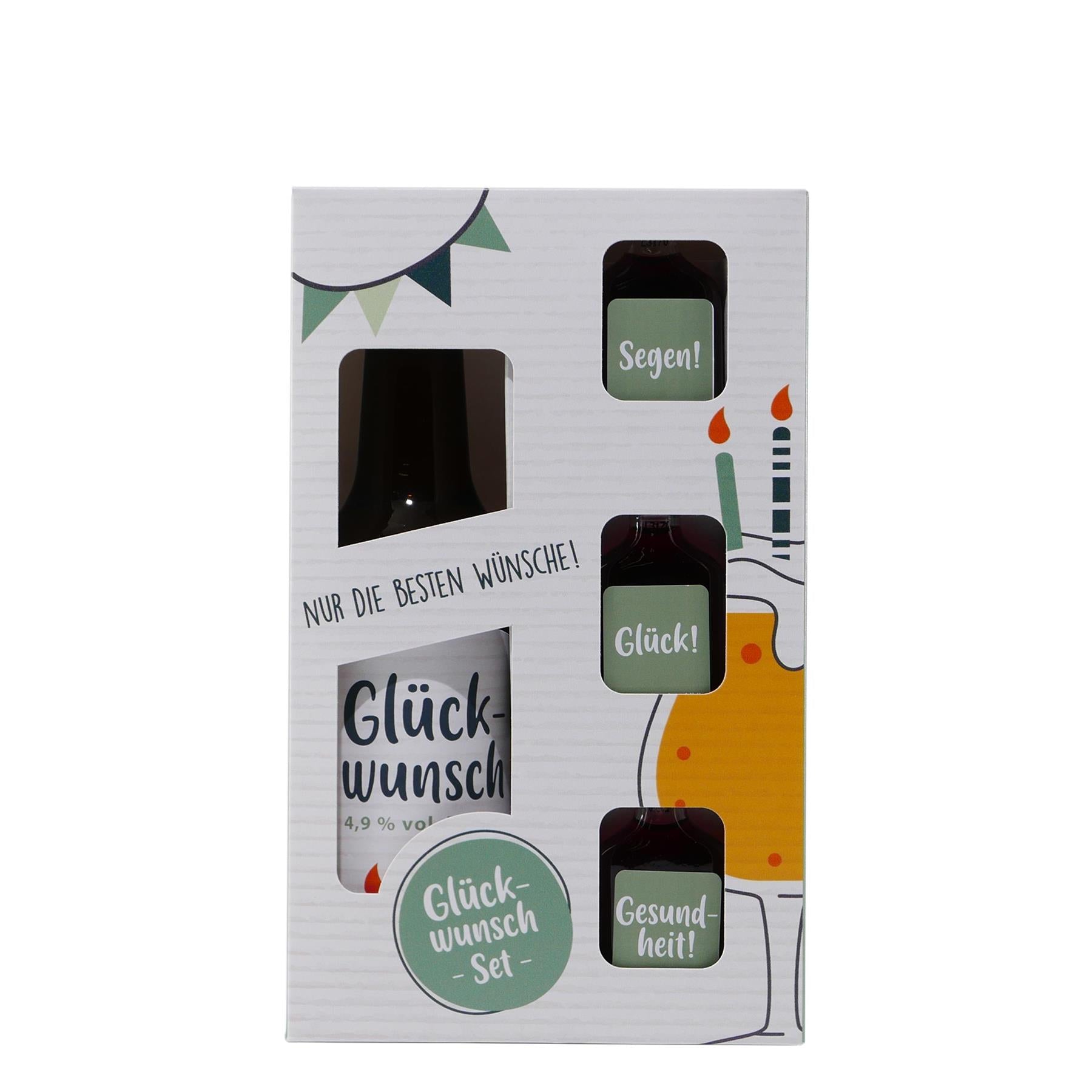 Geschenkverpackung "Glückwunsch"