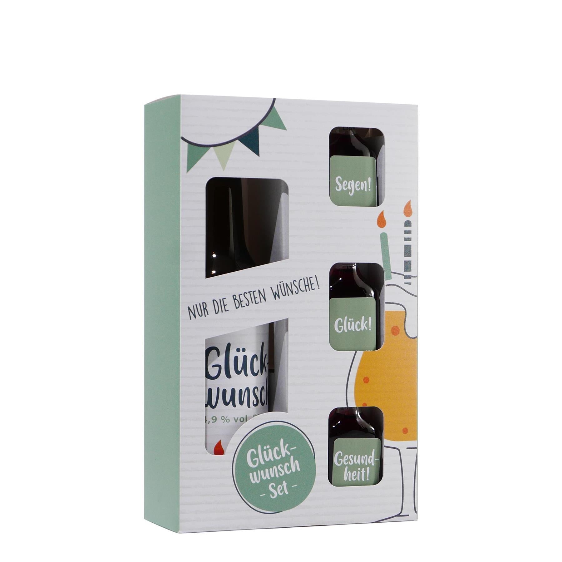 Geschenkverpackung "Glückwunsch" EINWEG