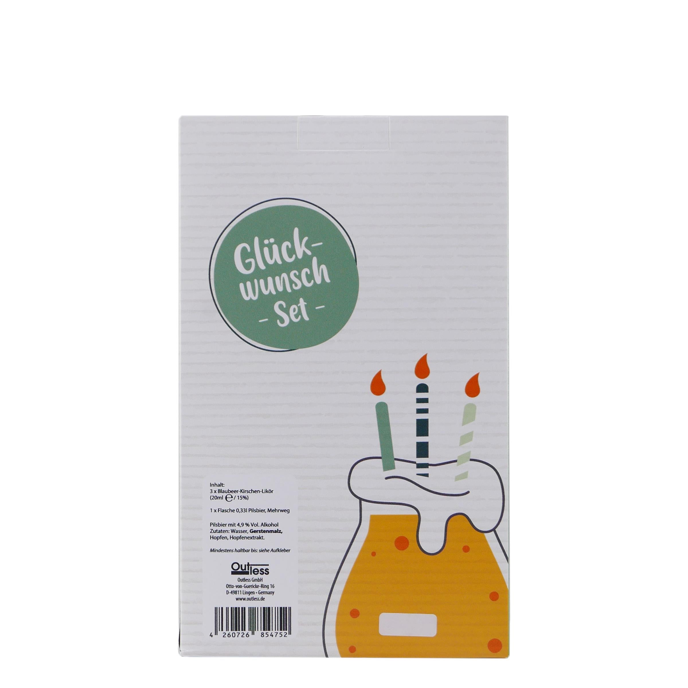 Geschenkverpackung "Glückwunsch"