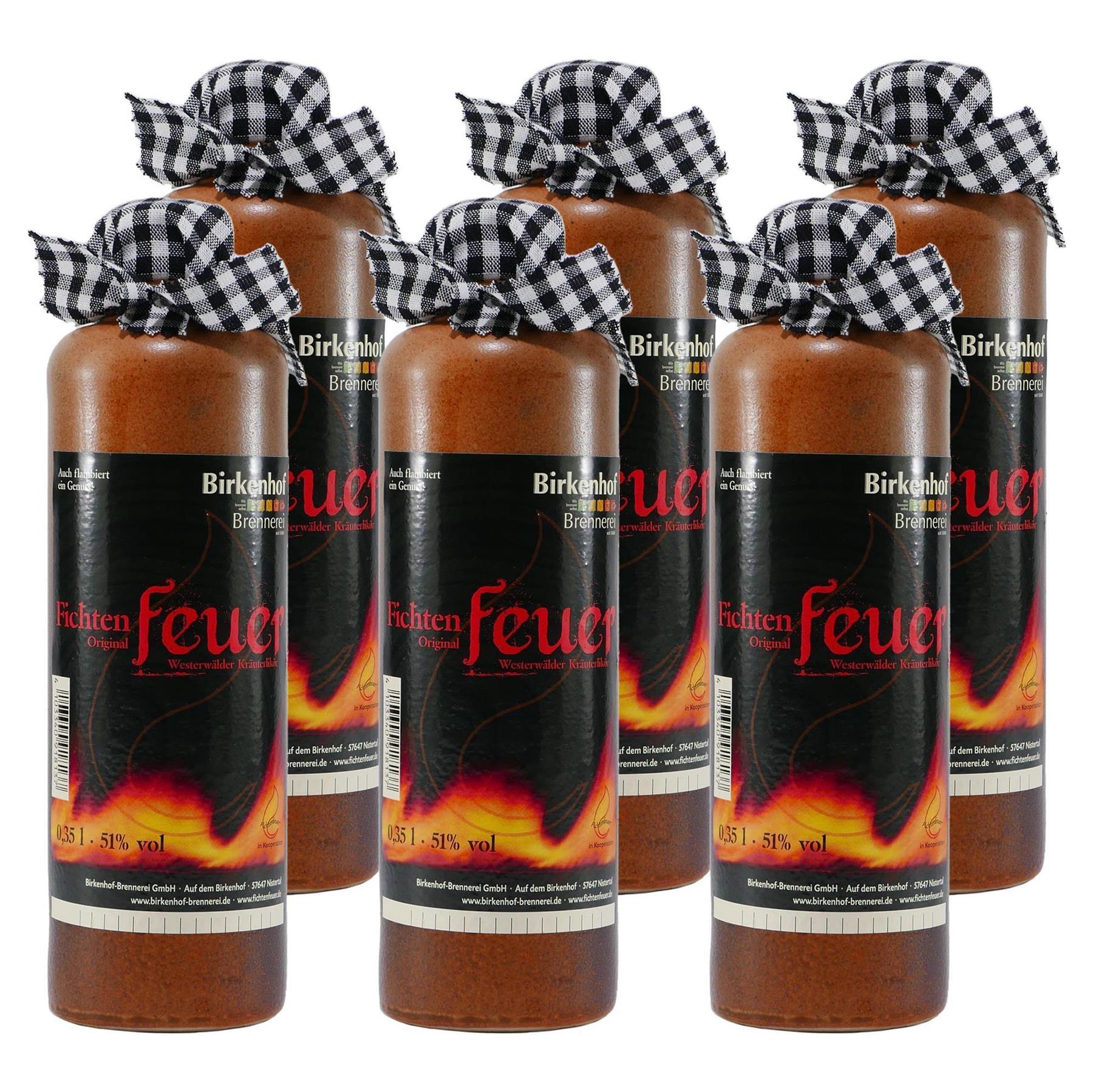 Birkenhof Fichtenfeuer Kräuterlikör (6 x 0,35L)