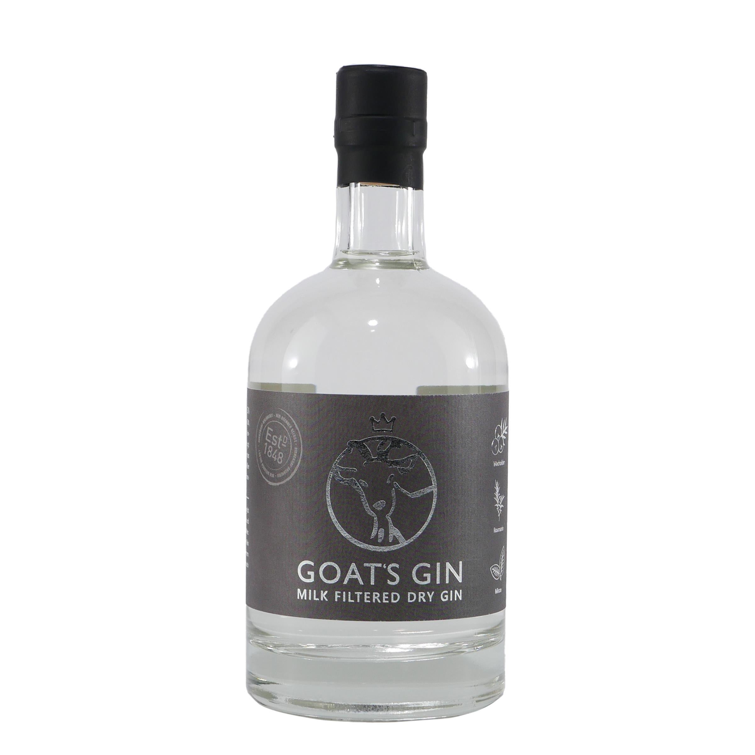 Birkenhof Goat´s Dry Gin mit Geschenk-Holzkiste