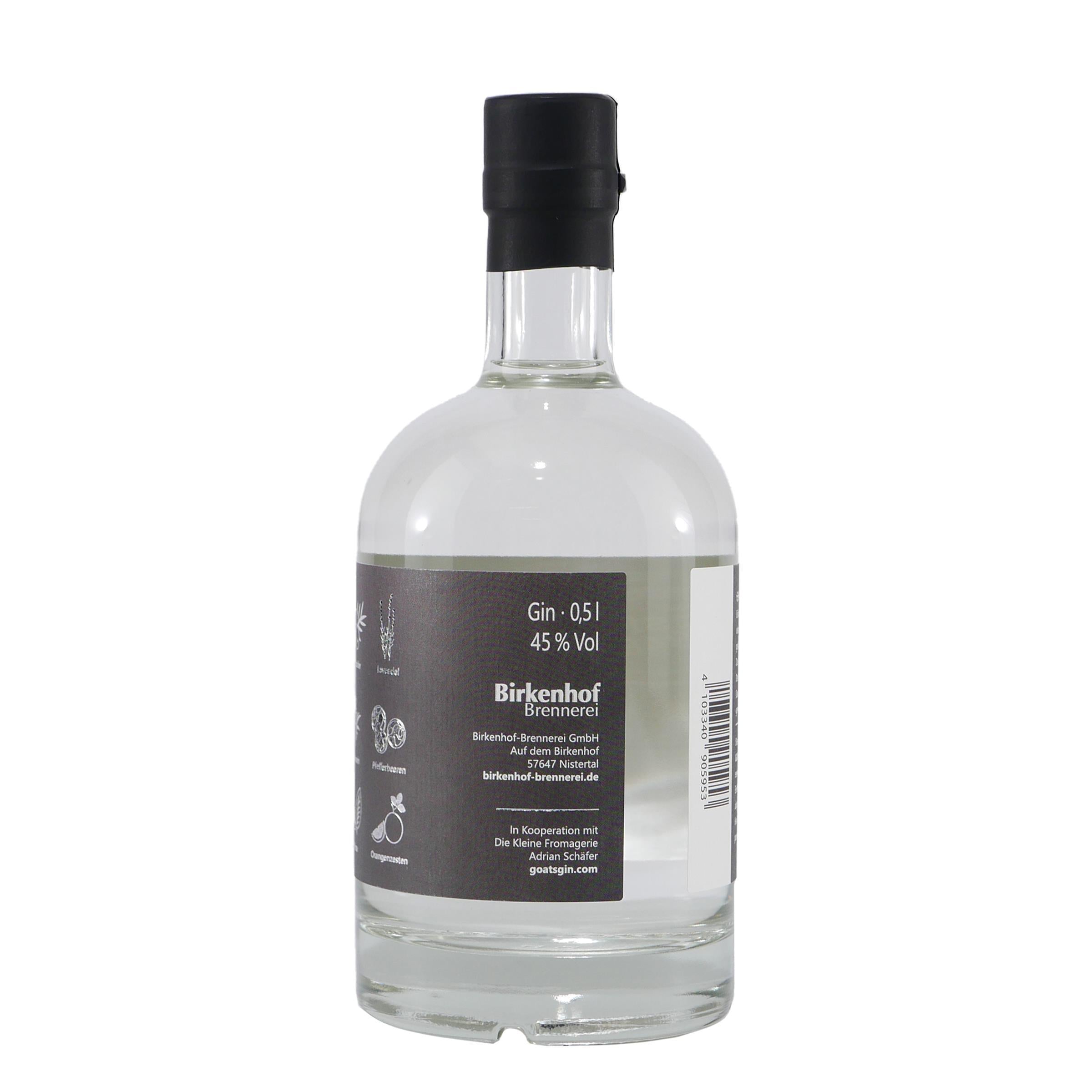 Birkenhof Goat´s Dry Gin mit Geschenk-Holzkiste