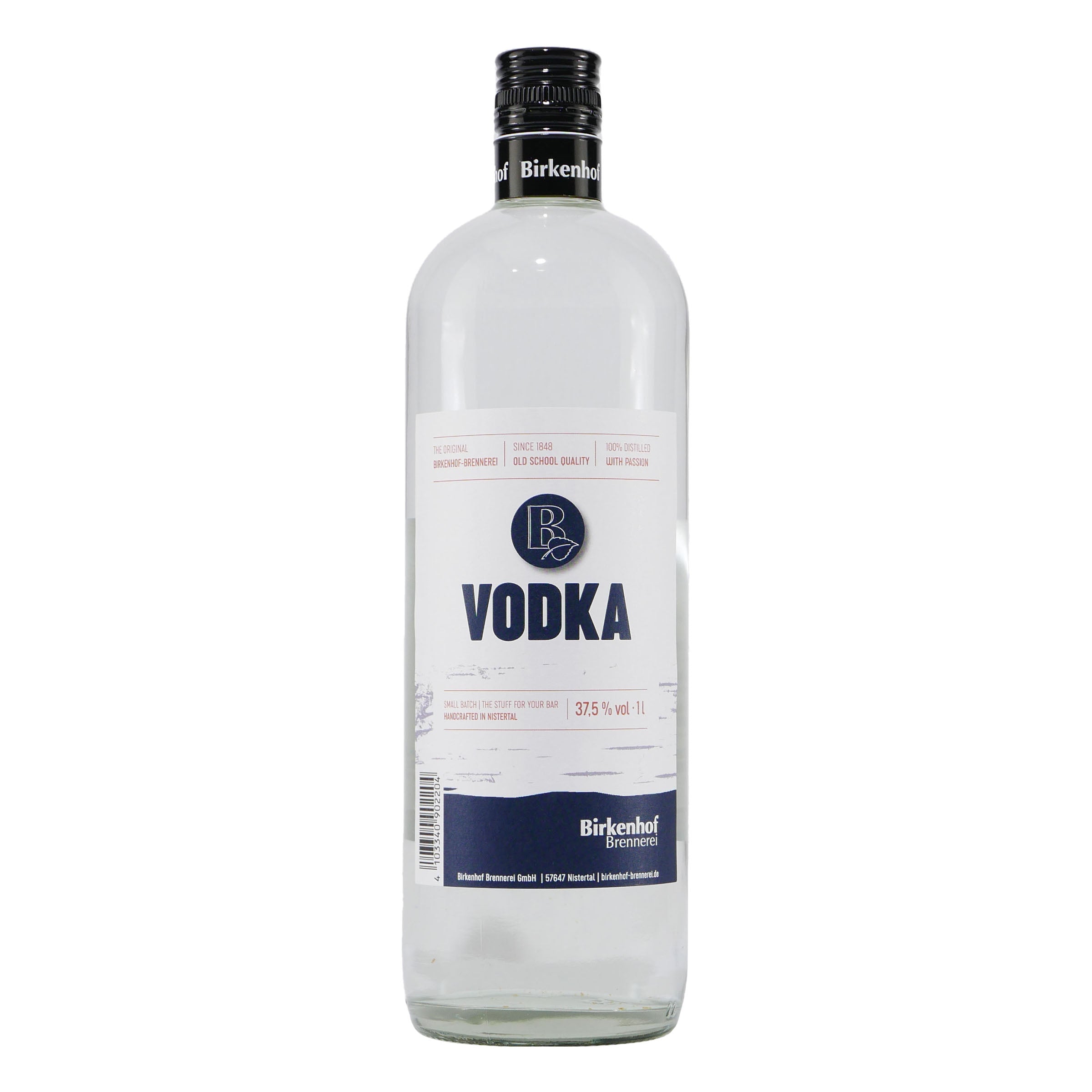 Birkenhof Vodka mit Geschenk-Holzkiste