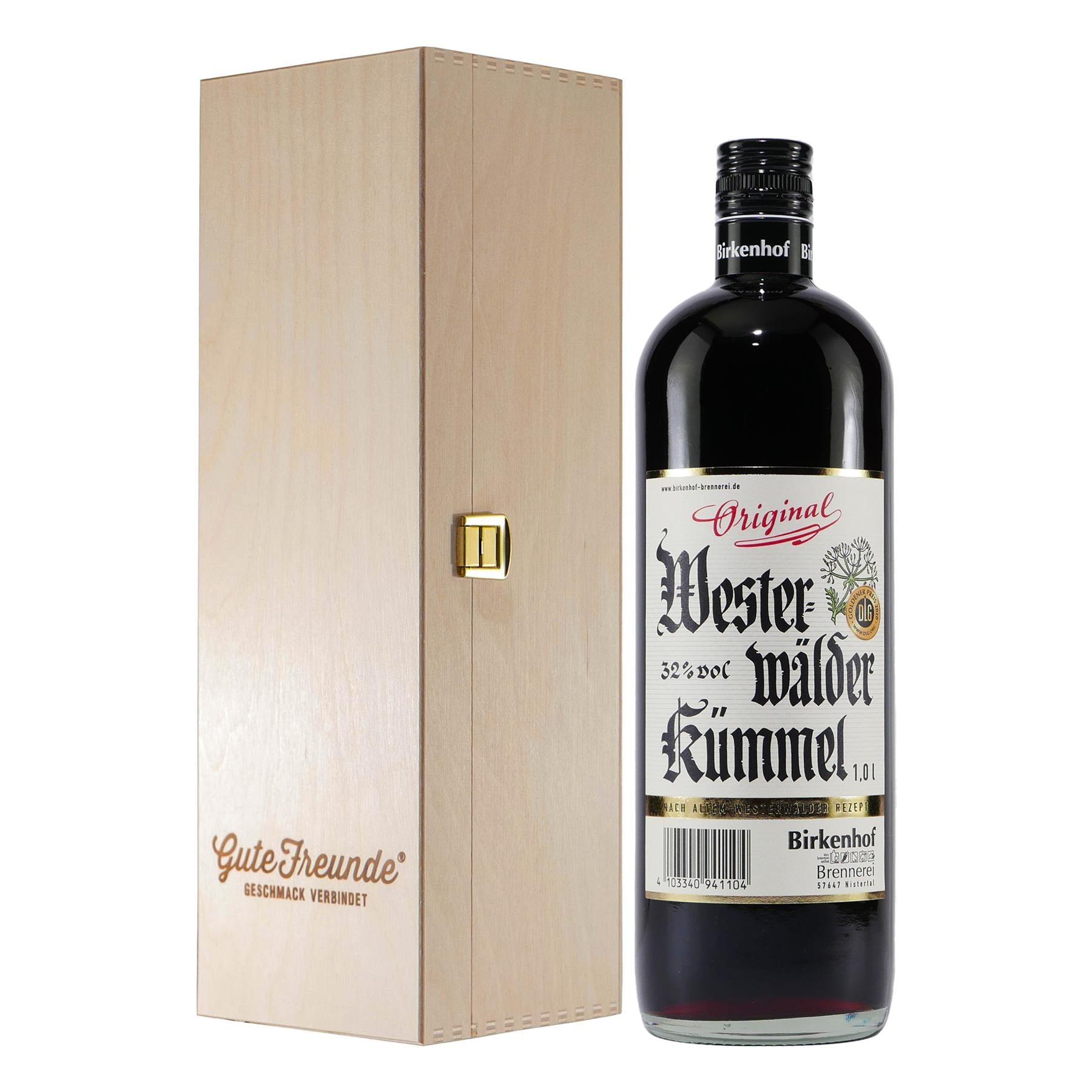 Birkenhof Westerwälder Kümmel mit Geschenk-HK