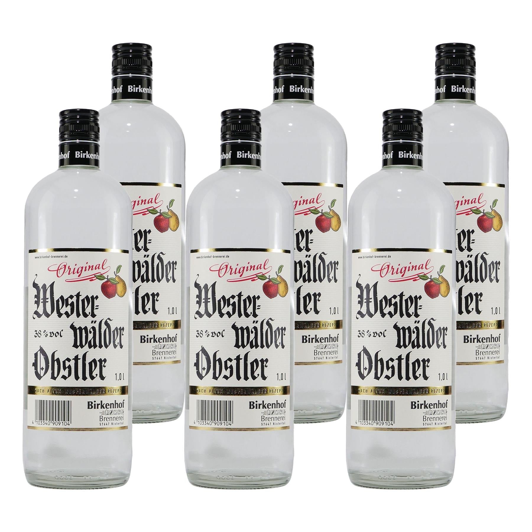 Birkenhof Westerwälder Obstler (6 x 1,0L)