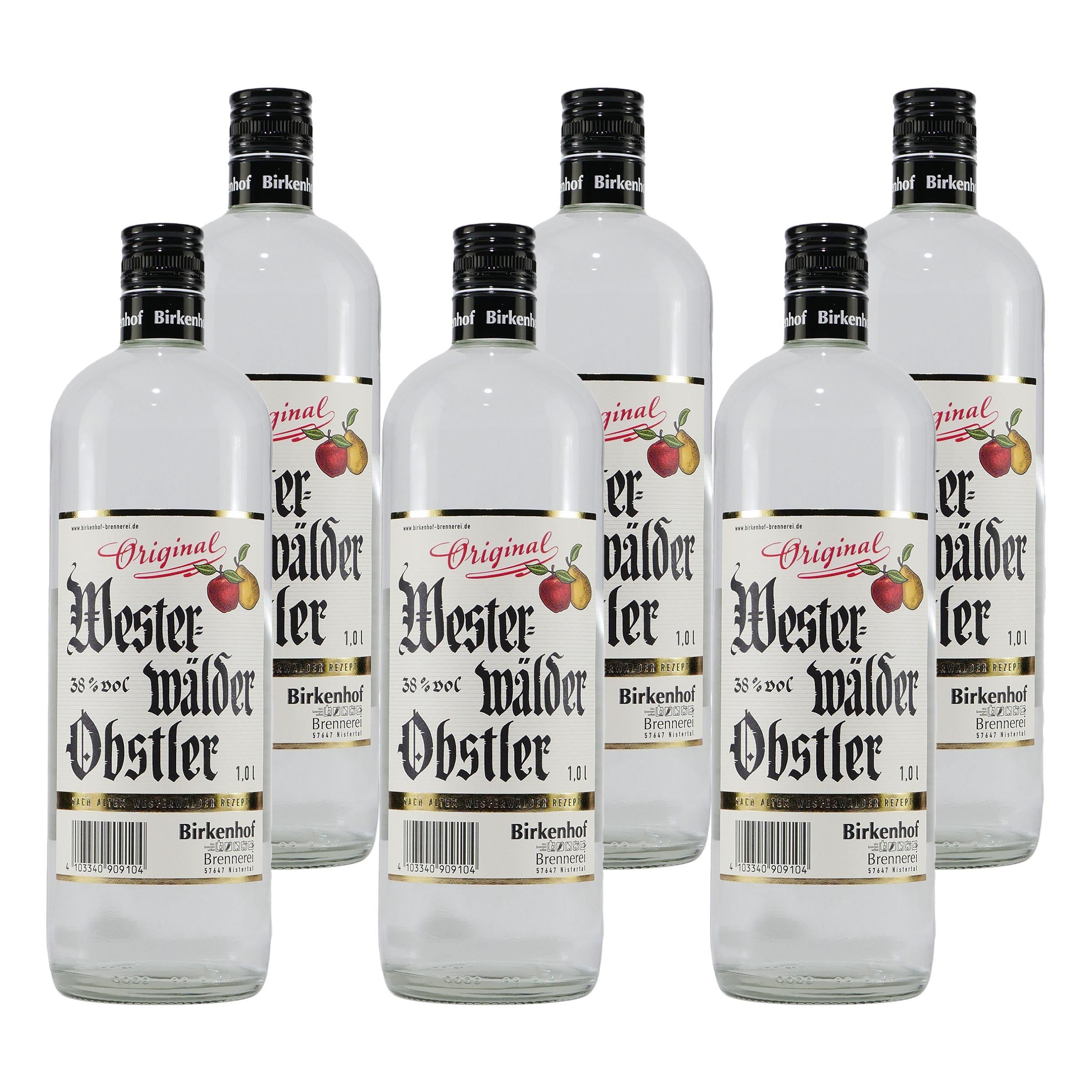 Birkenhof Westerwälder Obstler (6 x 1,0L)