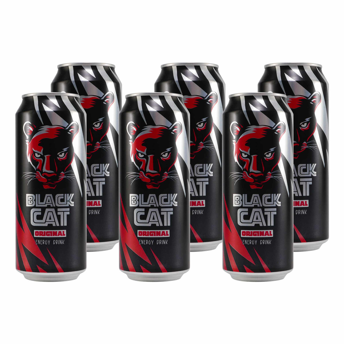 Black Cat Energy Drink Original (12 x 0,5L) EINWEG