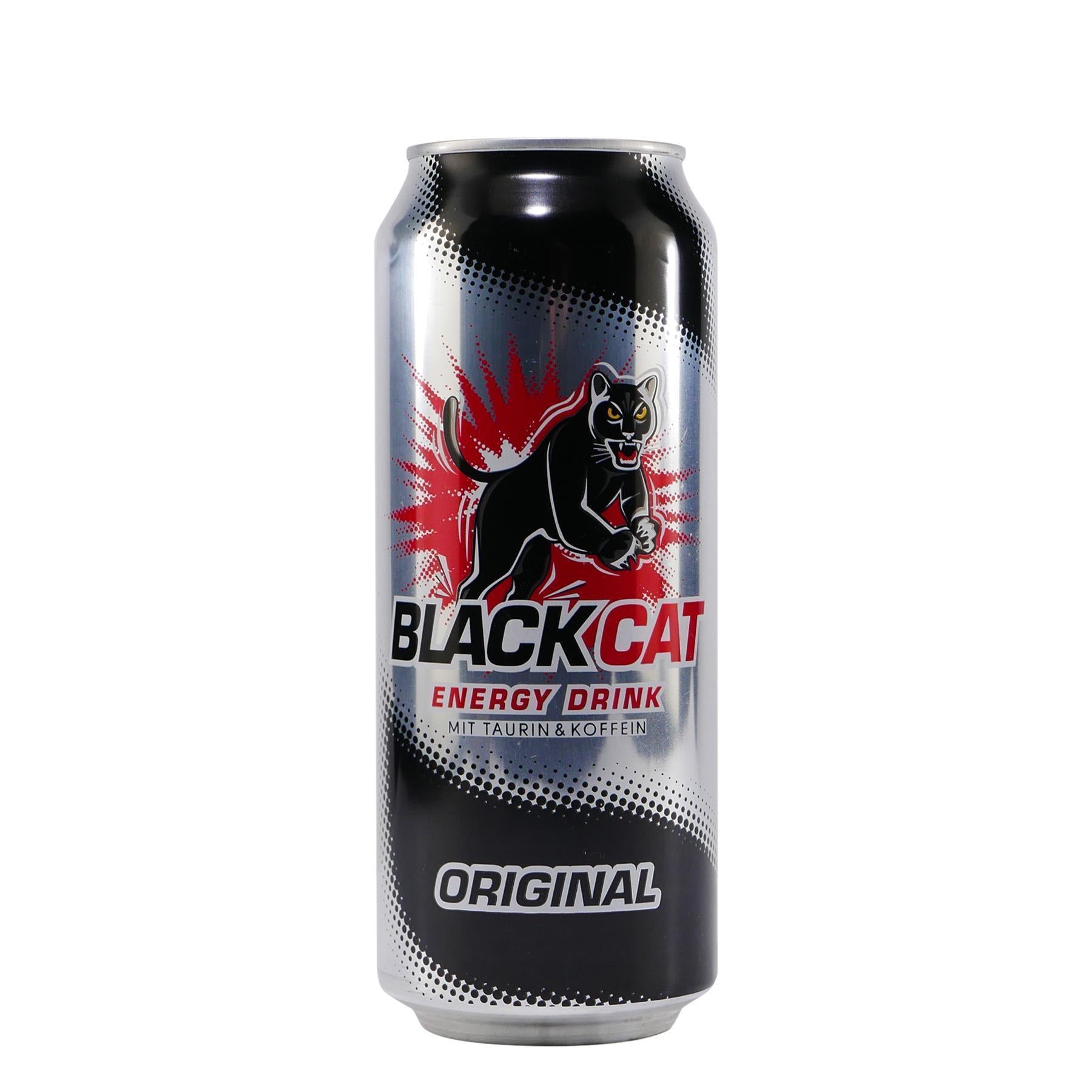 Black Cat Energy Drink Original (12 x 0,5L) EINWEG