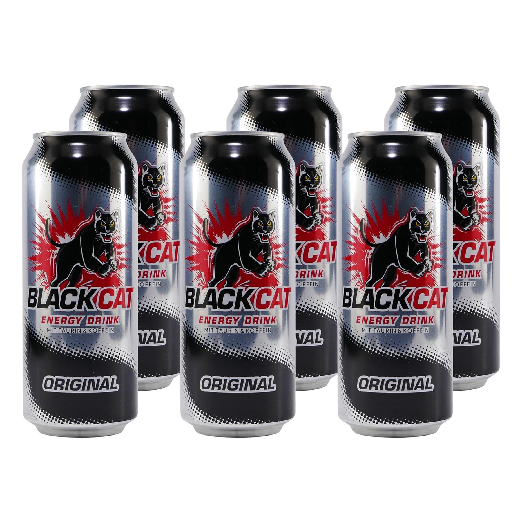 Black Cat Energy Drink Original (12 x 0,5L)