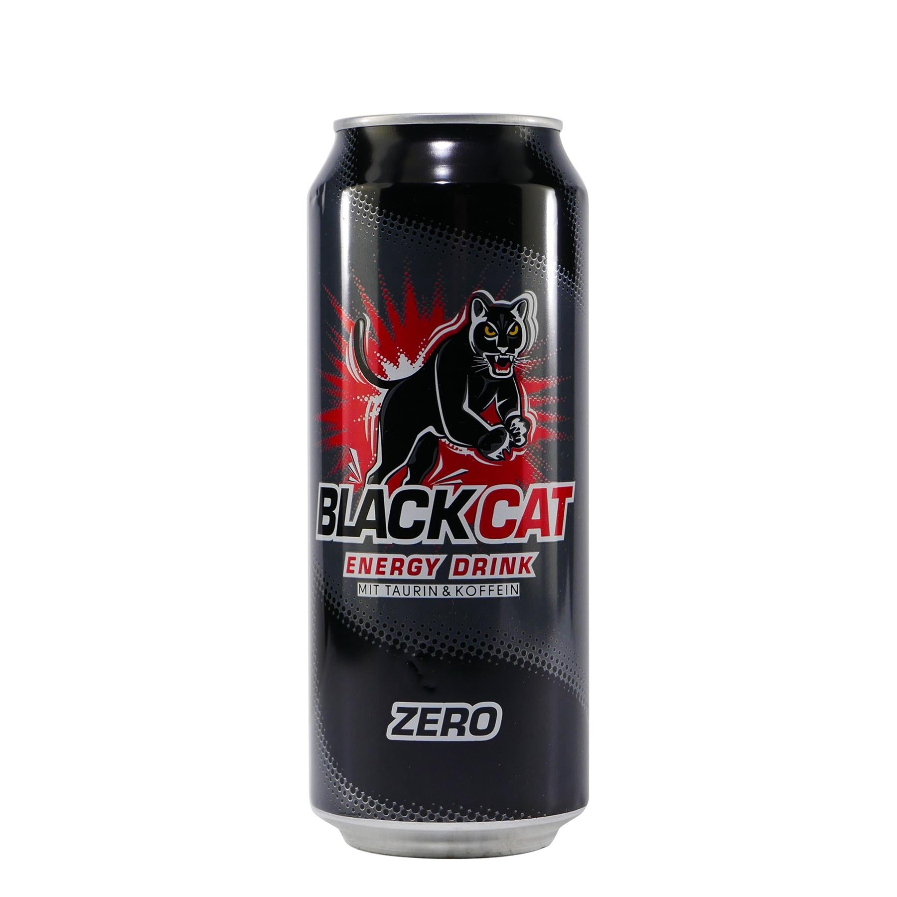 Black Cat Energy Drink Zero (12 x 0,5L)