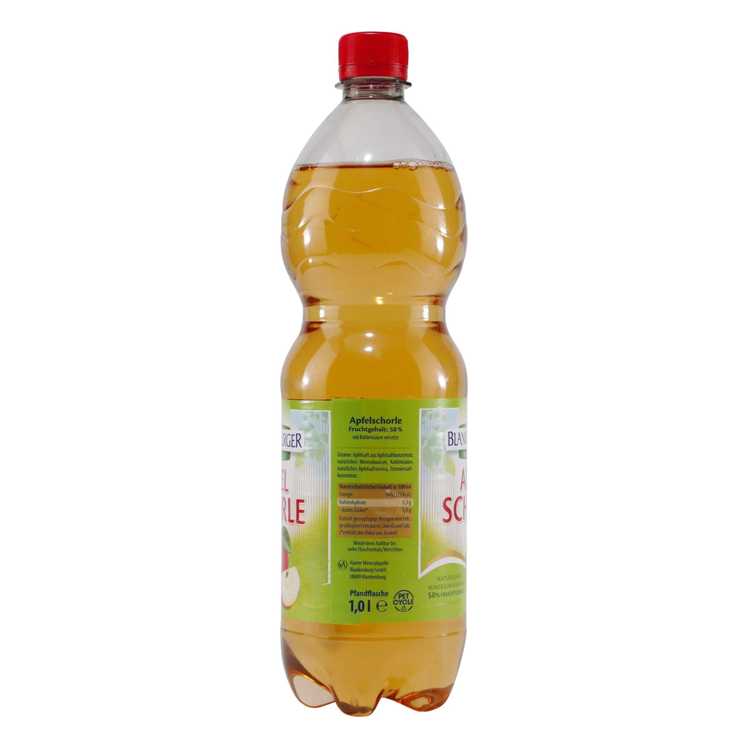 Blankenburger Apfelschorle (12 x 1,0L) EINWEG