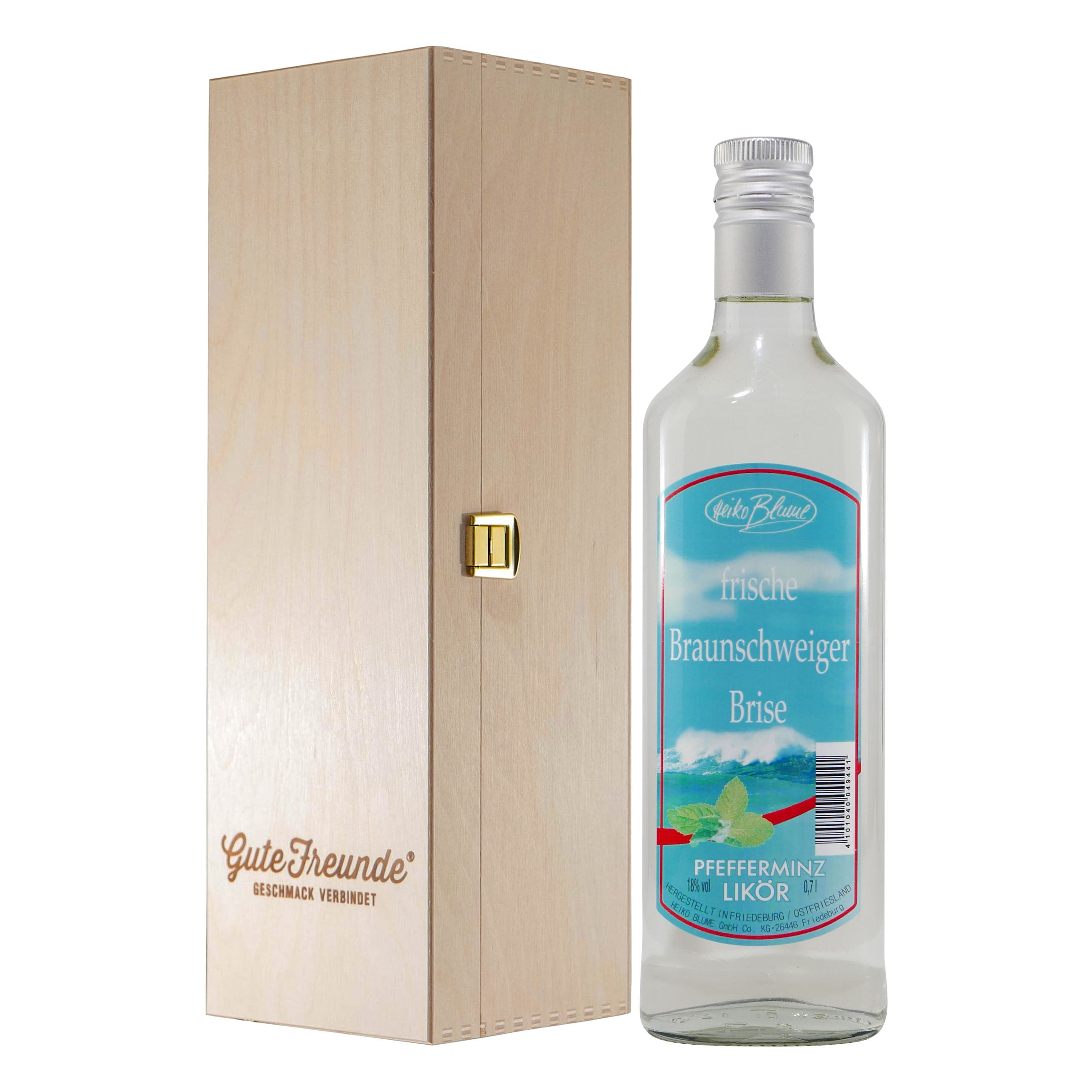 Blume Braunschweiger Brise Pfefferminz-Likör mit Geschenk-HK