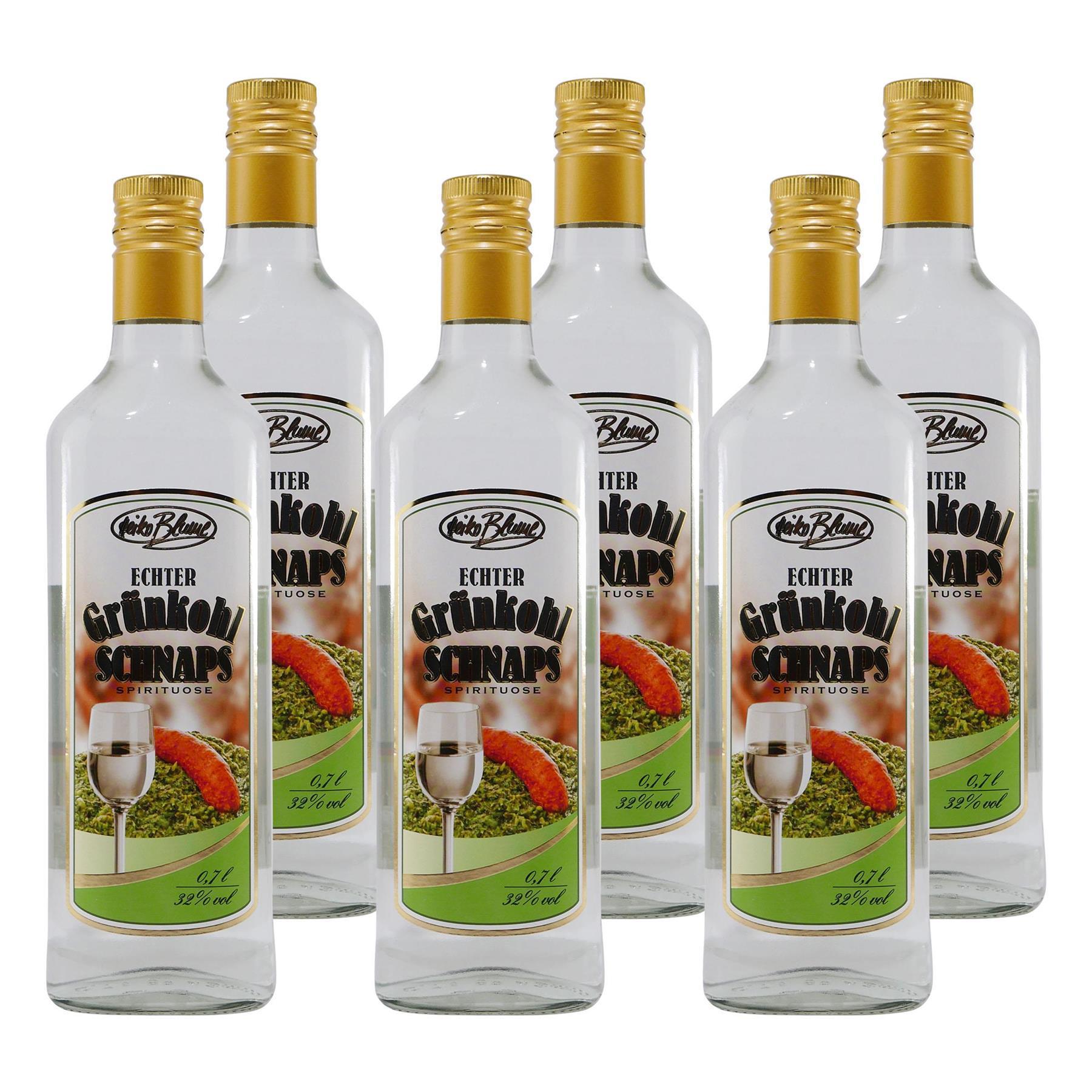 Blume Echter Grünkohl Schnaps (6 x 0,7L)