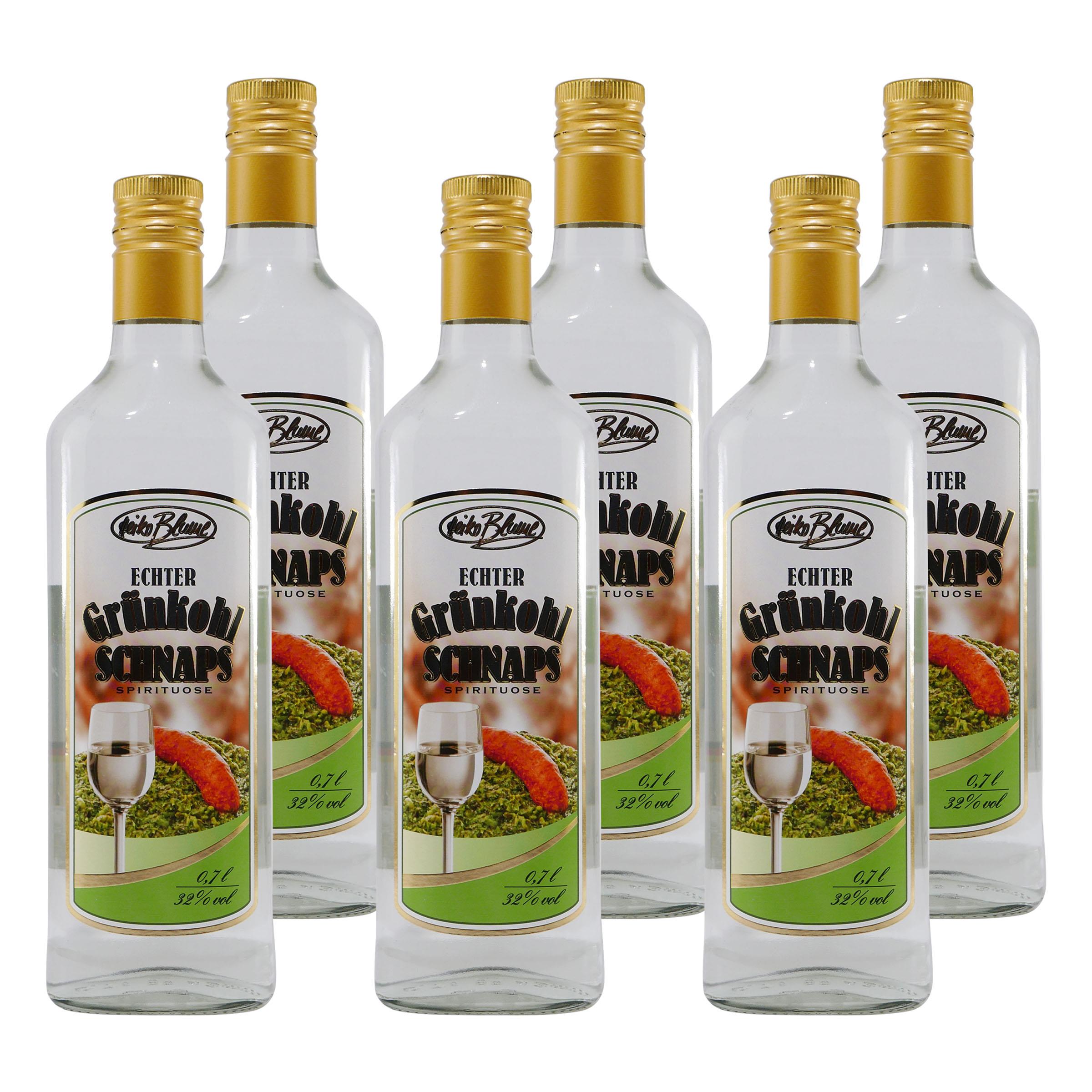 Blume Echter Grünkohl Schnaps (6 x 0,7L)