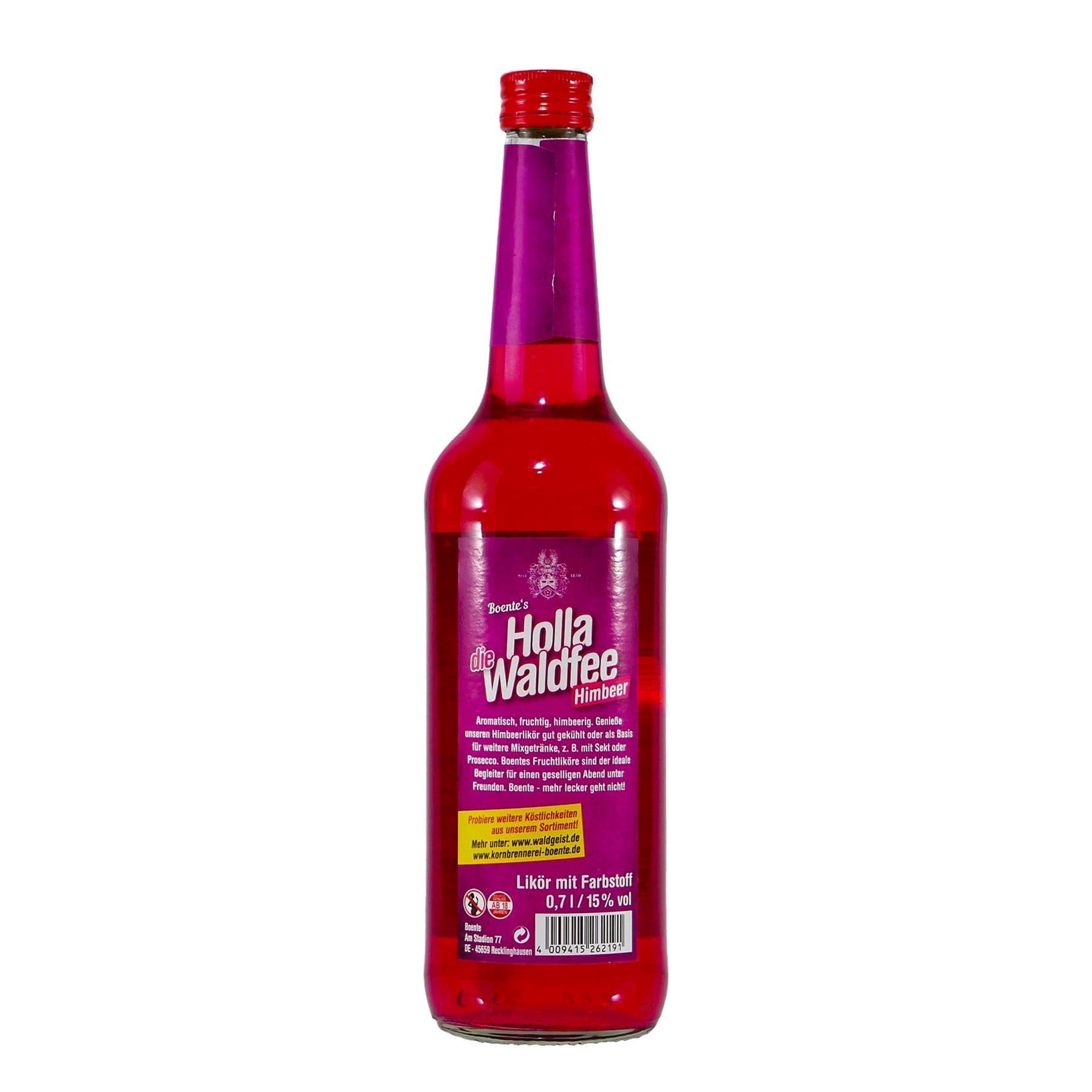 Boente Holla die Waldfee Himbeerlikör (6 x 0,7L)