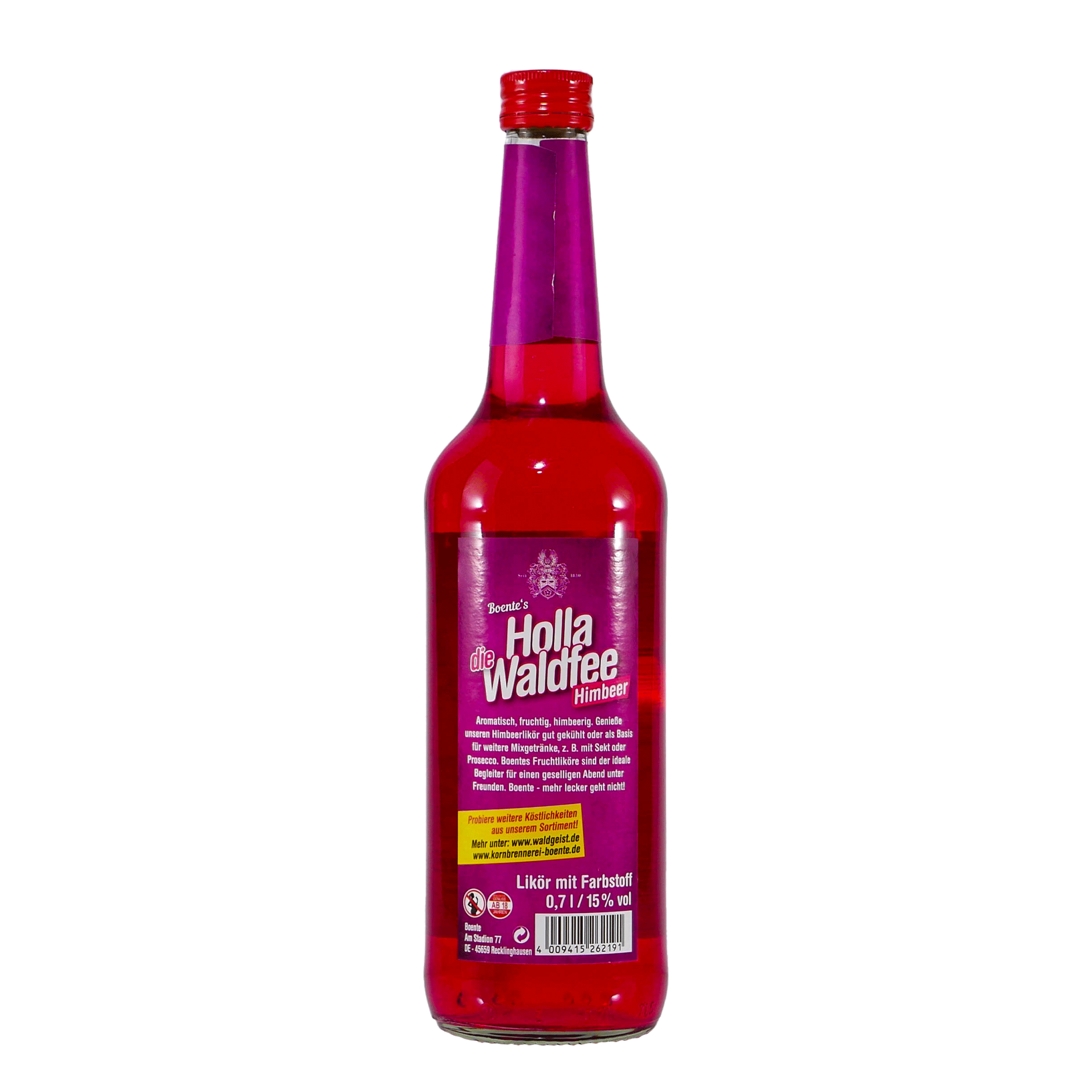 Boente Holla die Waldfee Himbeerlikör