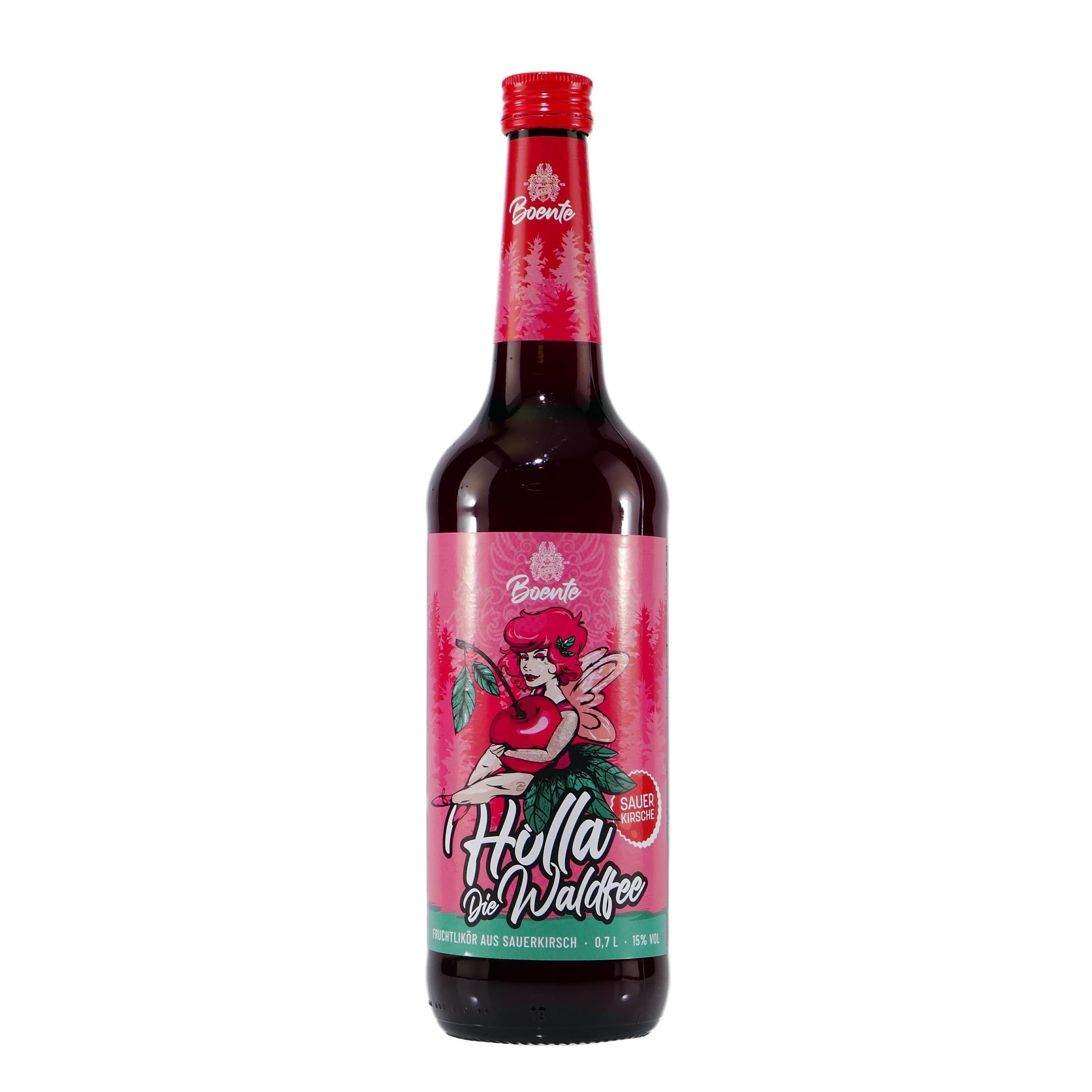 Boente Holla die Waldfee Sauerkirschlikör (6 x 0,7L)