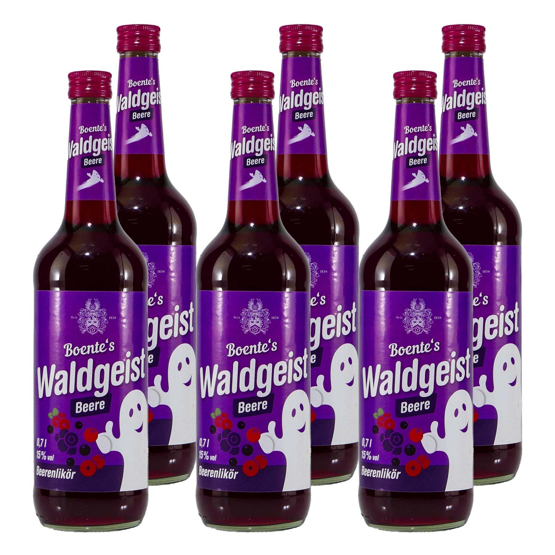 Boente Waldgeist Beerenlikör (6 x 0,7L)