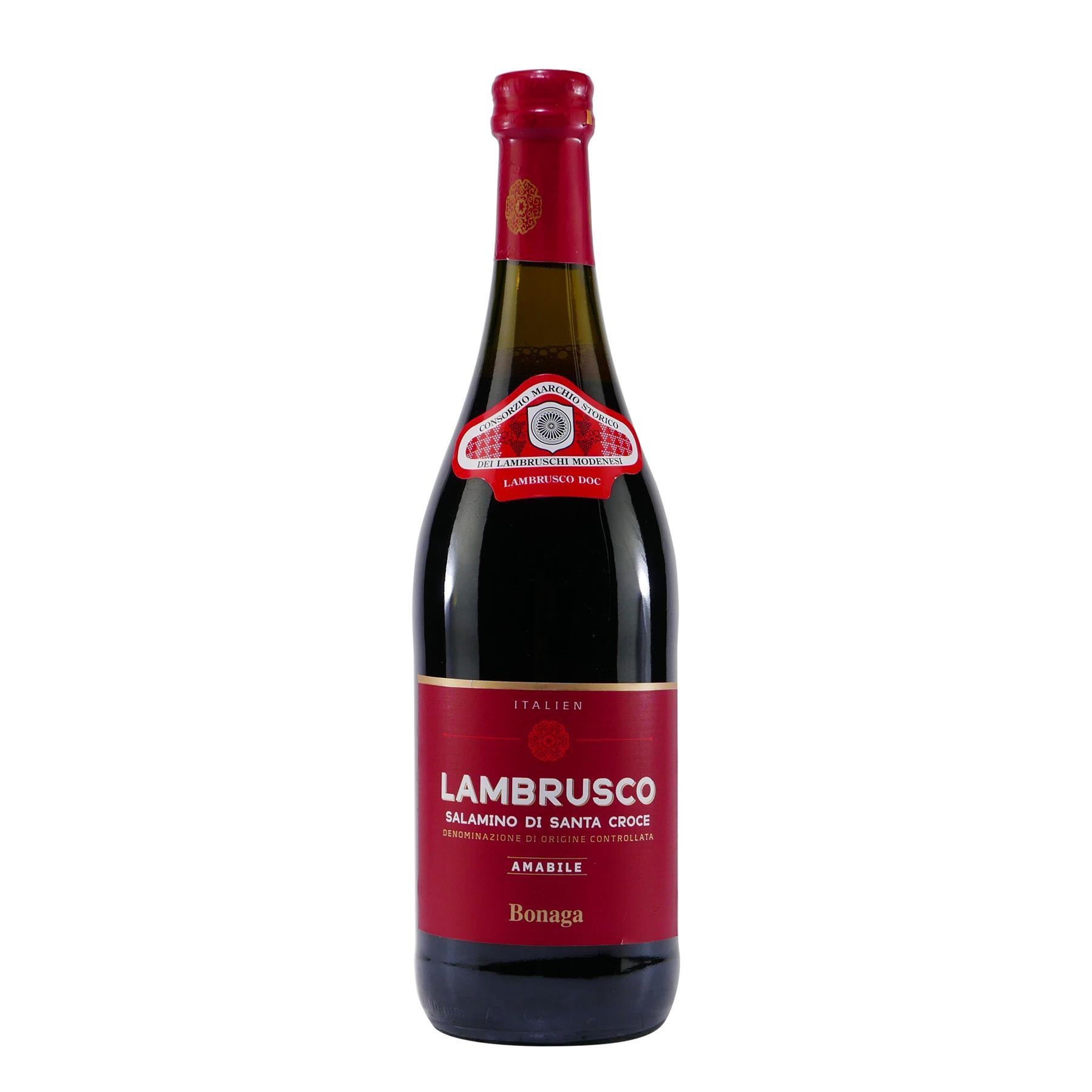Bonaga Lambrusco DOC -lieblich- (6 x 0,75L)