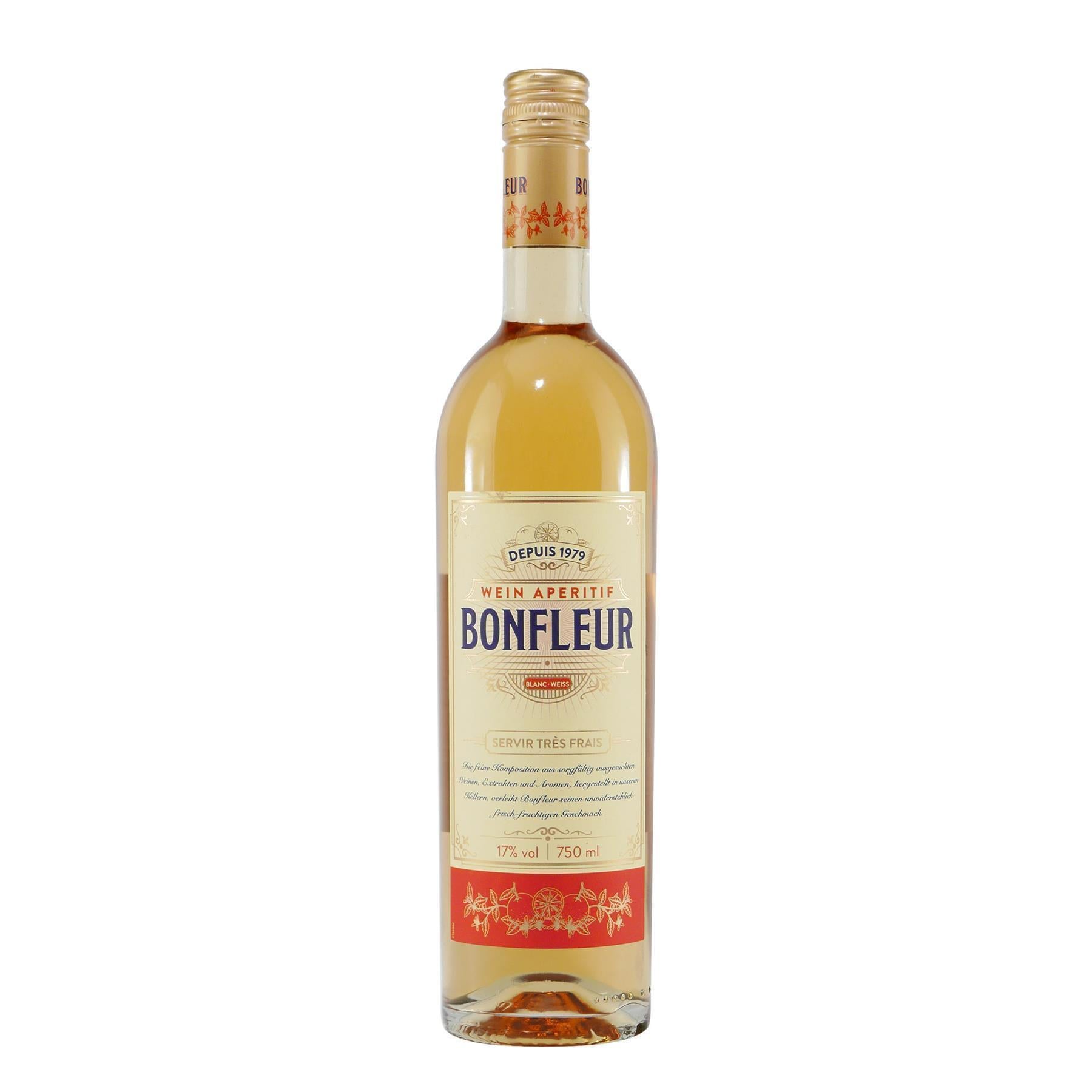 Bonfleur Wein Aperitif mit Geschenk-Holzkiste