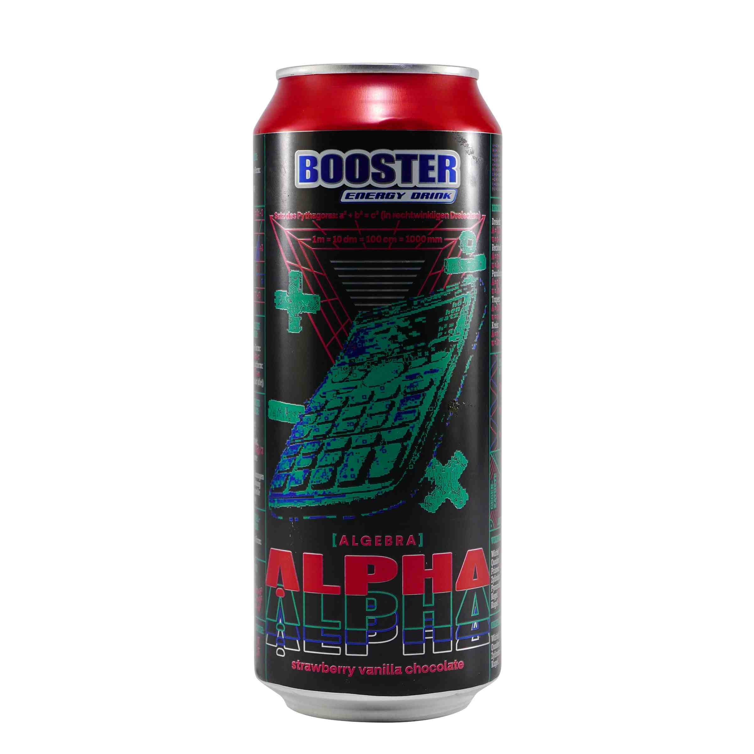 Booster Energy Drink Algebra Alpha (24 x 0,5L)