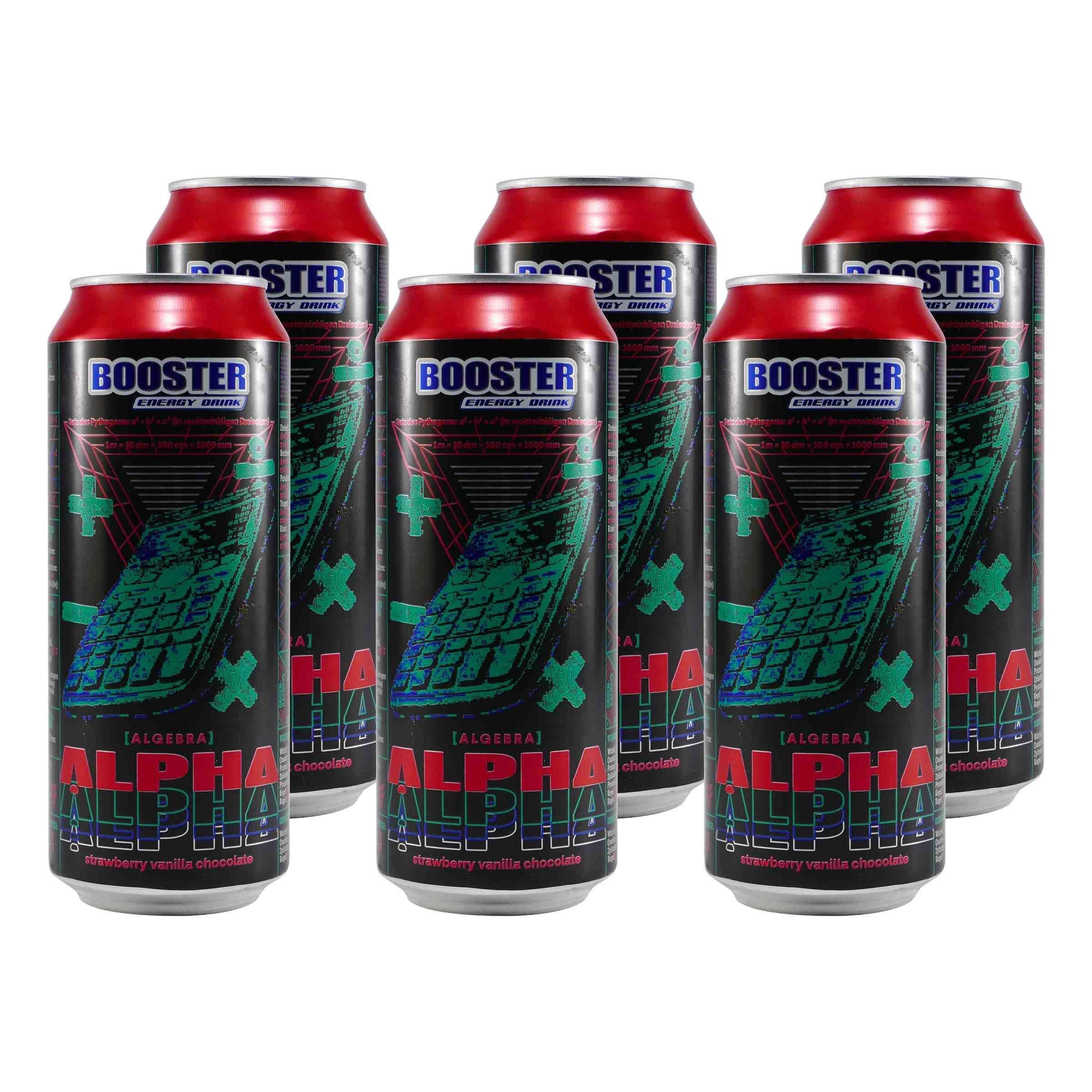 Booster Energy Drink Algebra Alpha (24 x 0,5L)