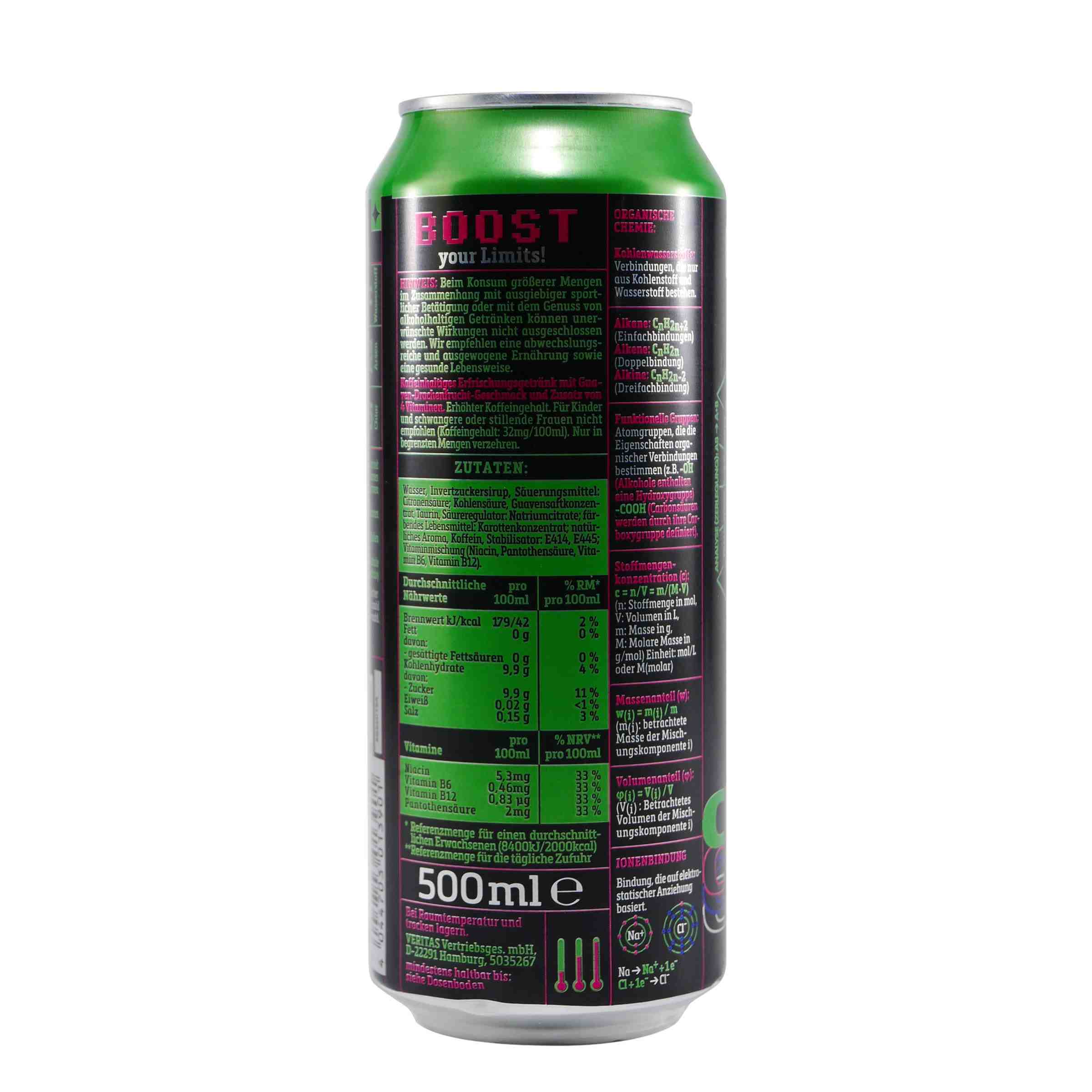 Booster Energy Drink Chemistry Clash (24 x 0,5L)