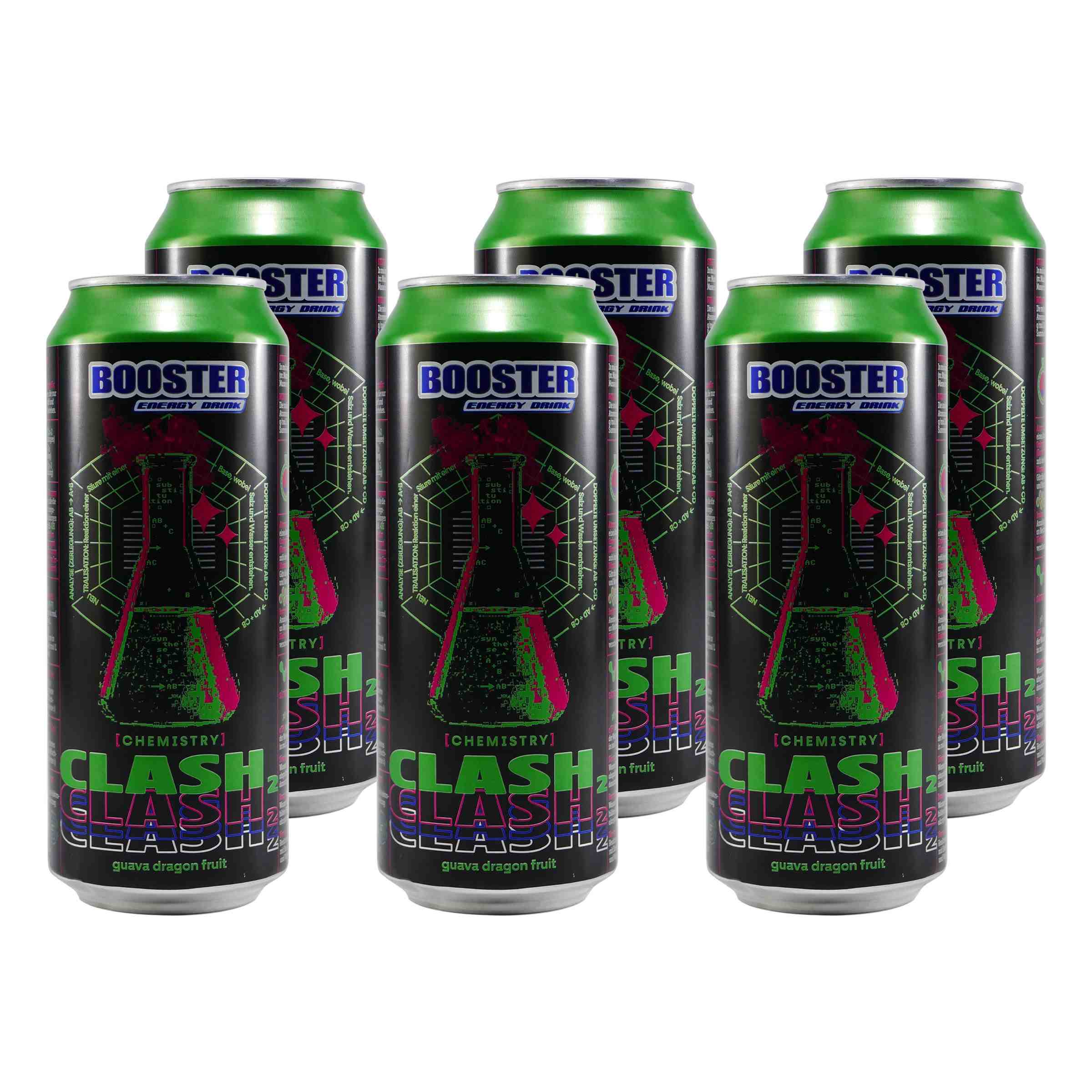 Booster Energy Drink Chemistry Clash (24 x 0,5L)