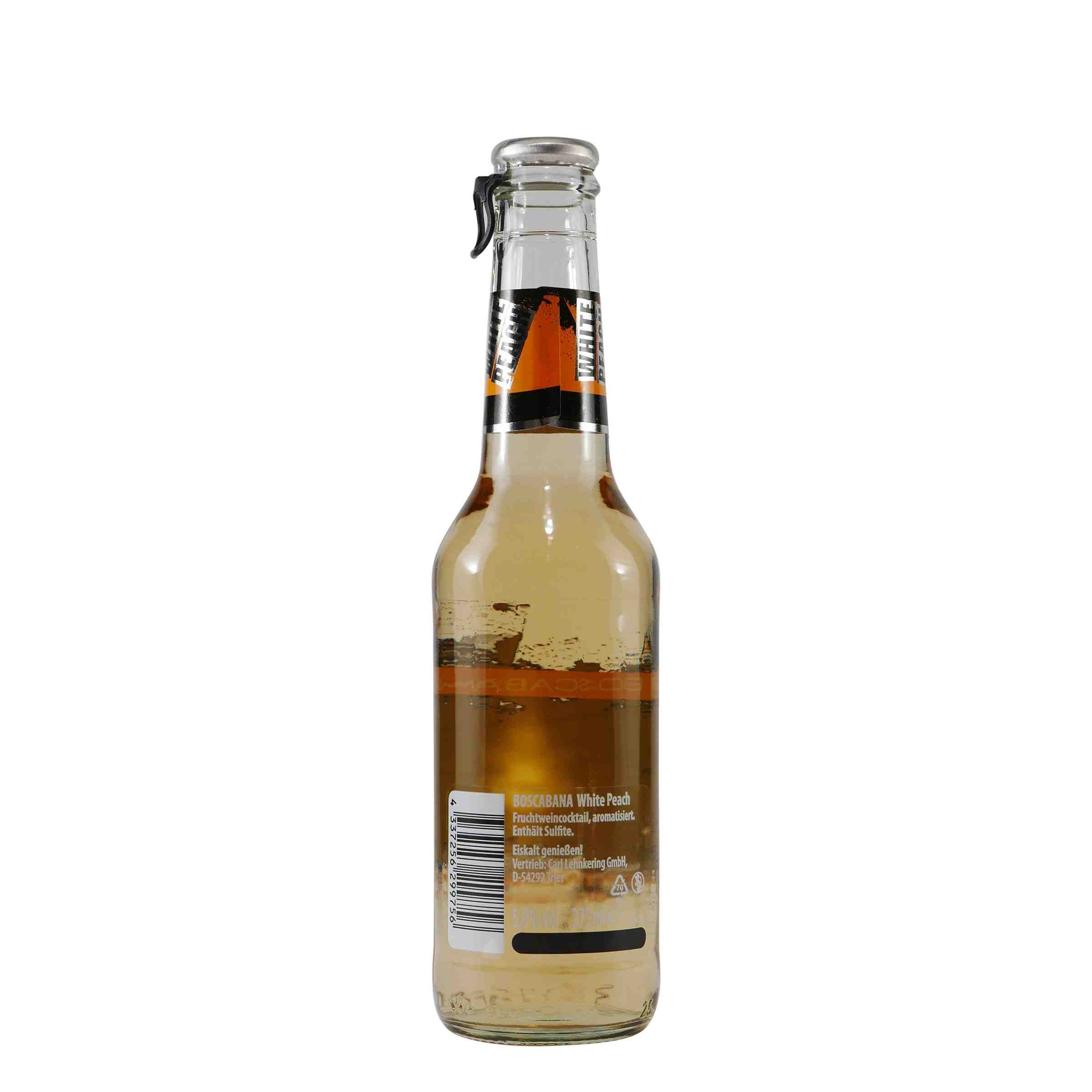 Boscabana White Peach Fruchtweincocktail (12 x 0,275L)
