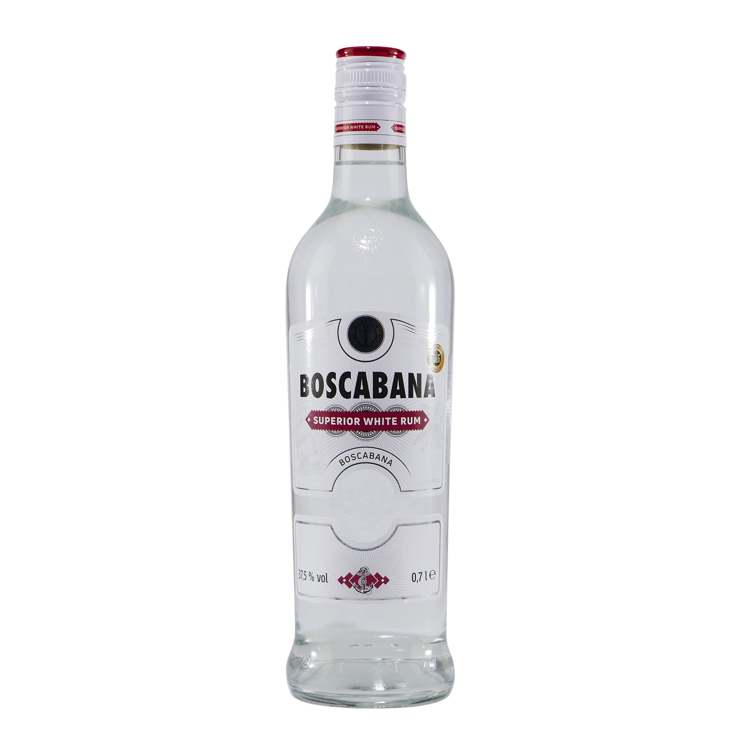 Boscabana White Rum mit Geschenk-Holzkiste
