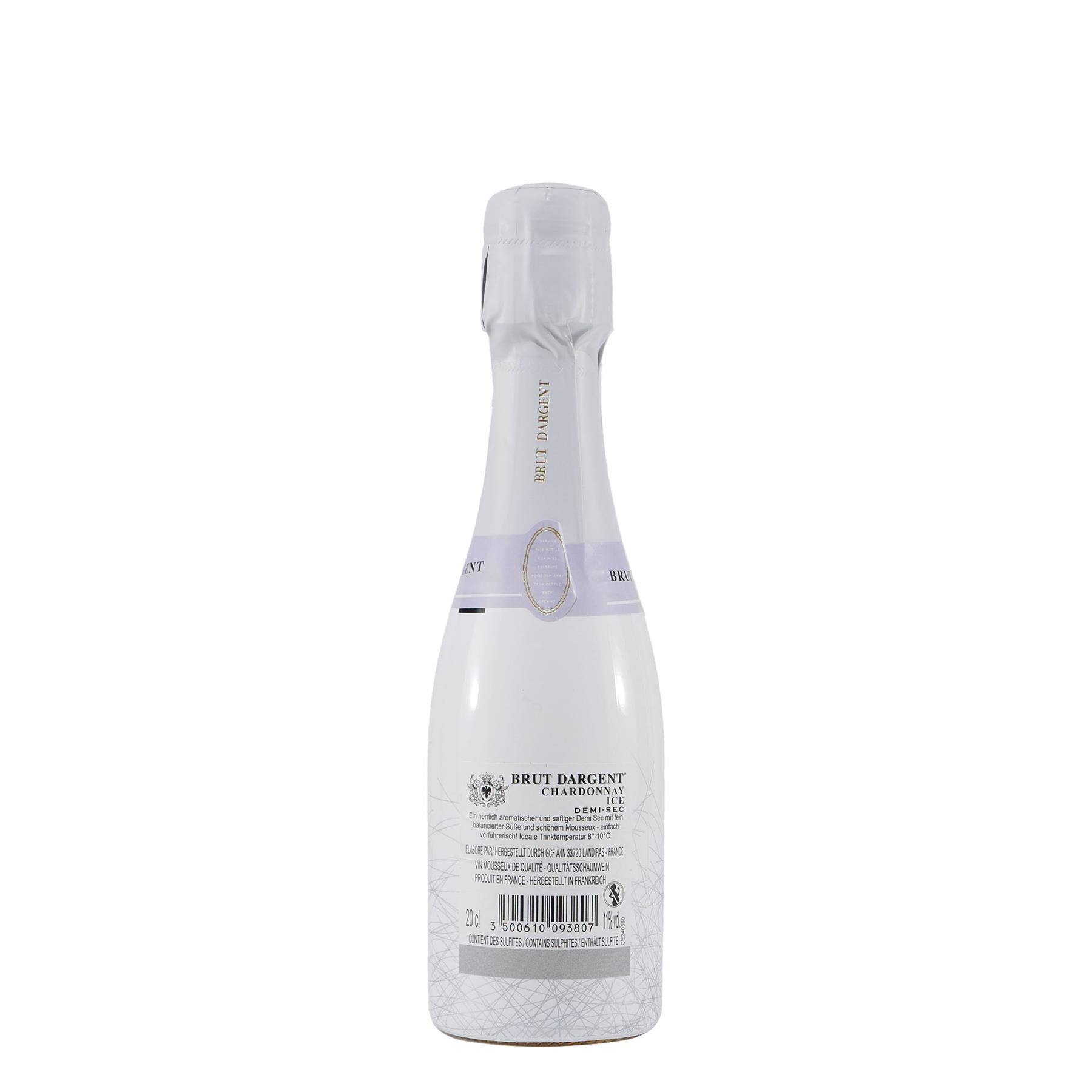 Brut Dargent Chardonnay ICE Sekt -halbtrocken- (6 x 0,2L)
