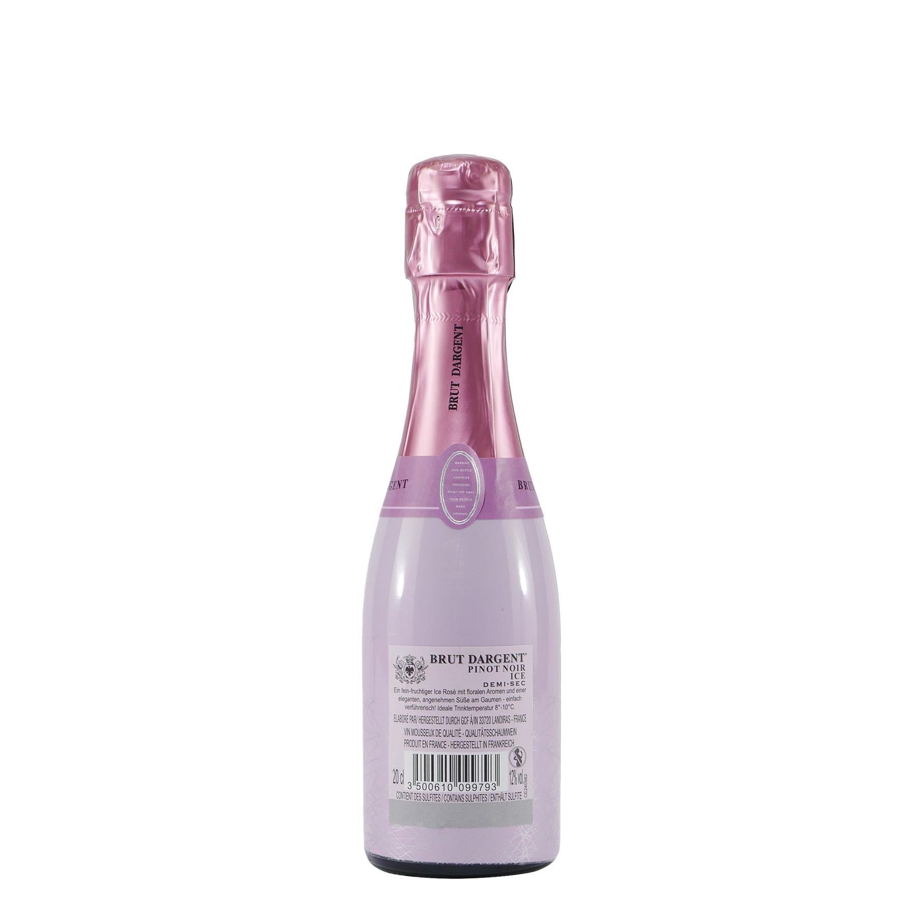 Brut Dargent Pinot Noir ICE Sekt -halbtrocken- (6 x 0,2L)